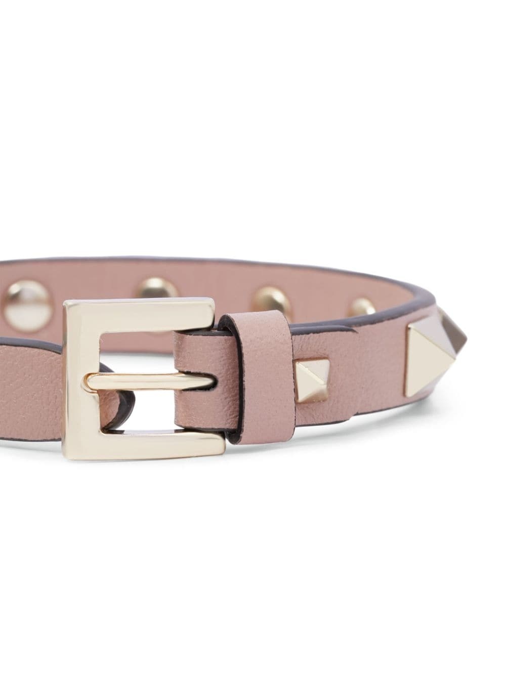 pink Rockstud leather bracelet - 4
