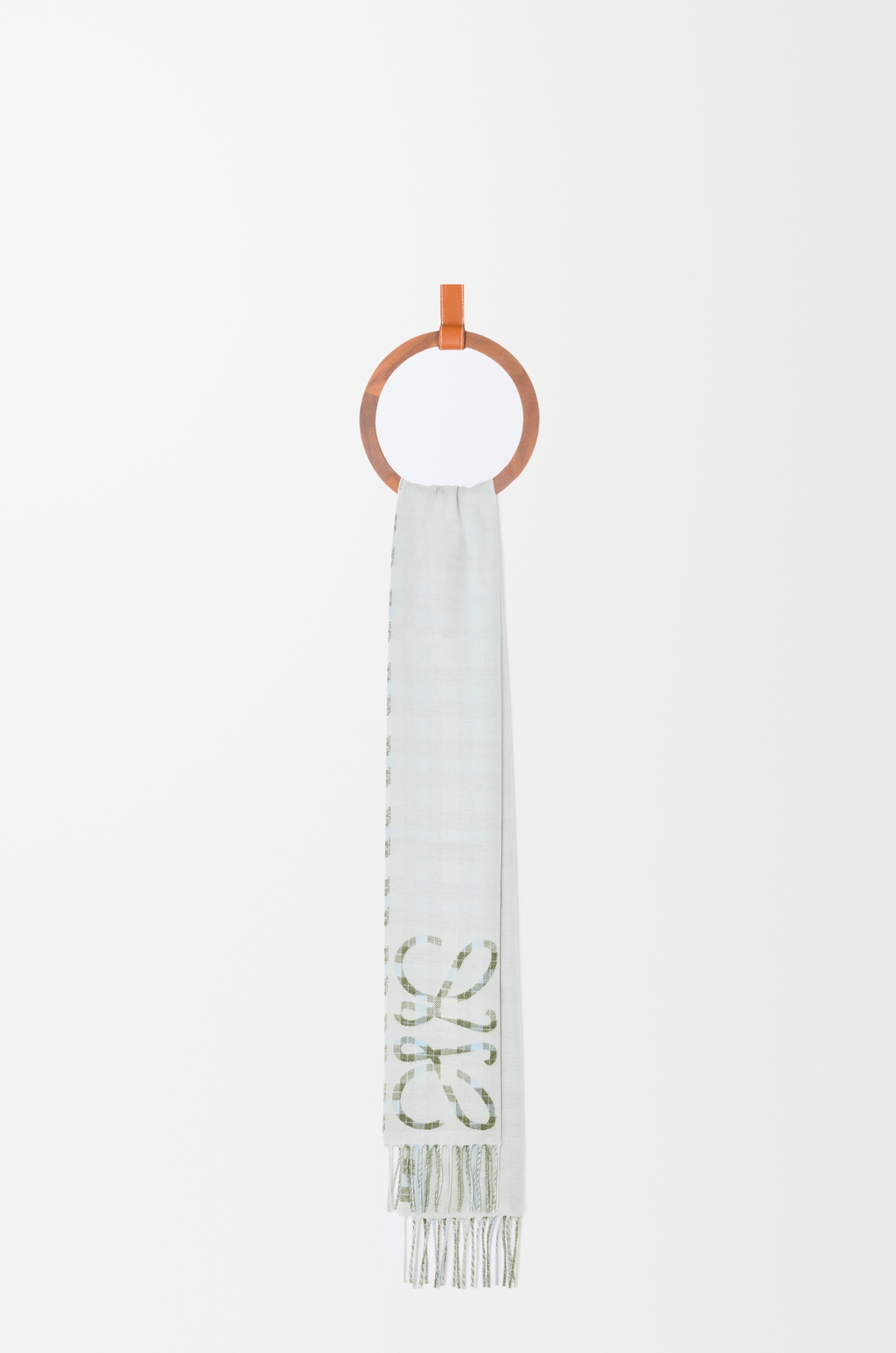 Anagram scarf in silk and cashmere - 4