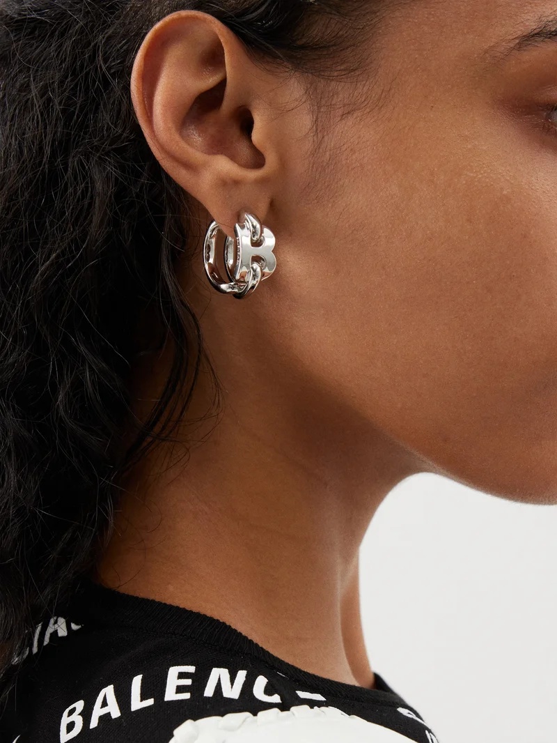 B-chain earrings - 2