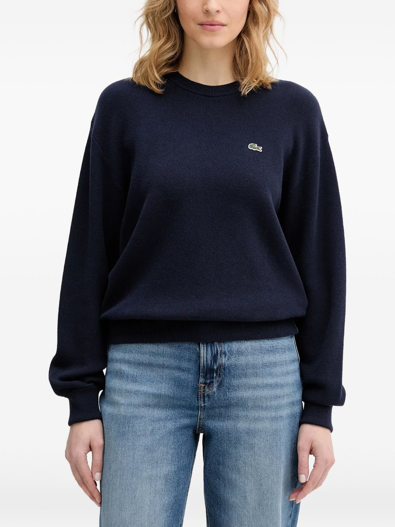 crew-neck logo sweater 1