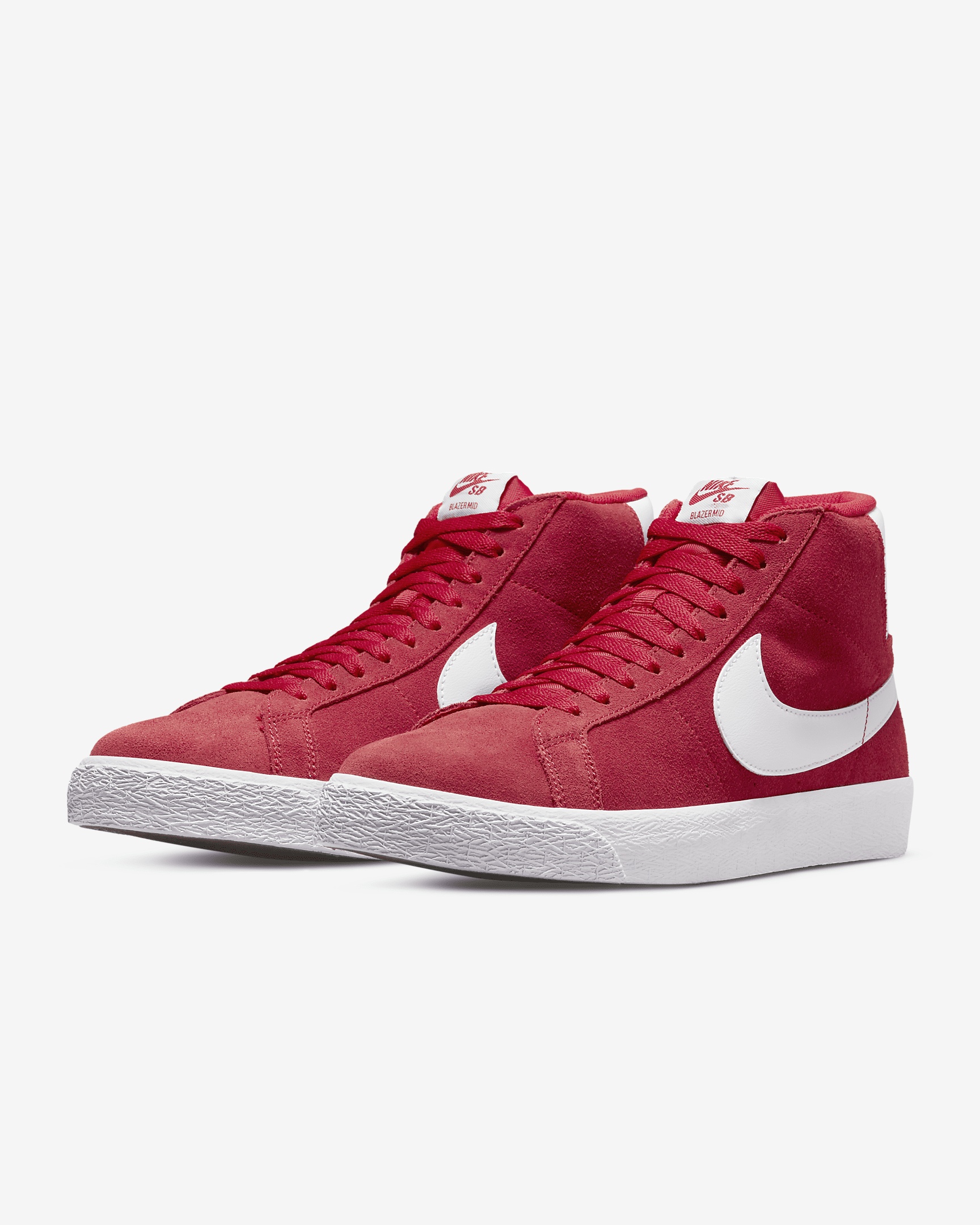 Nike sb red fashion suede