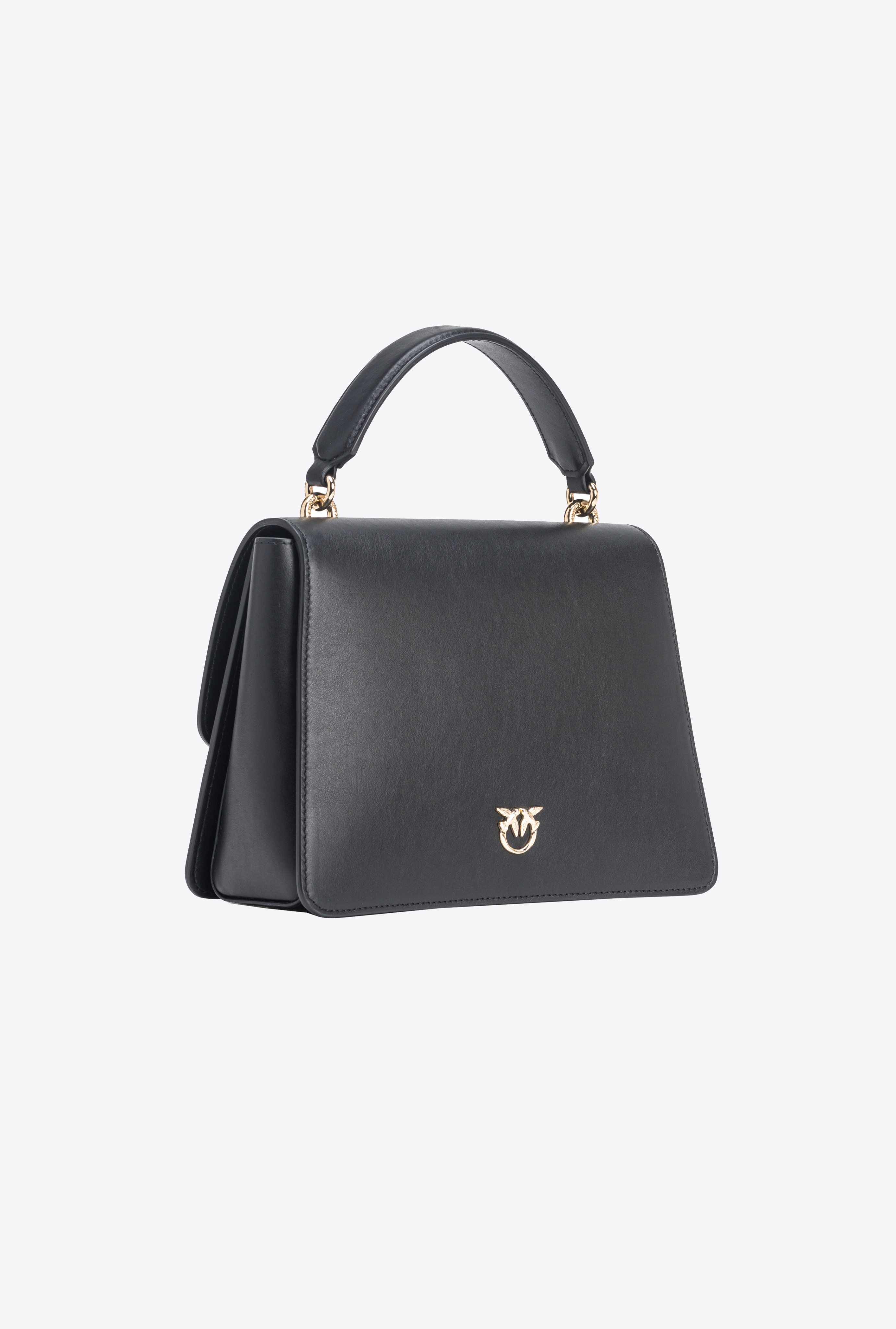 PINKO GALLERIA CLASSIC LOVE BAG TOP HANDLE LIGHT IN LEATHER - 2
