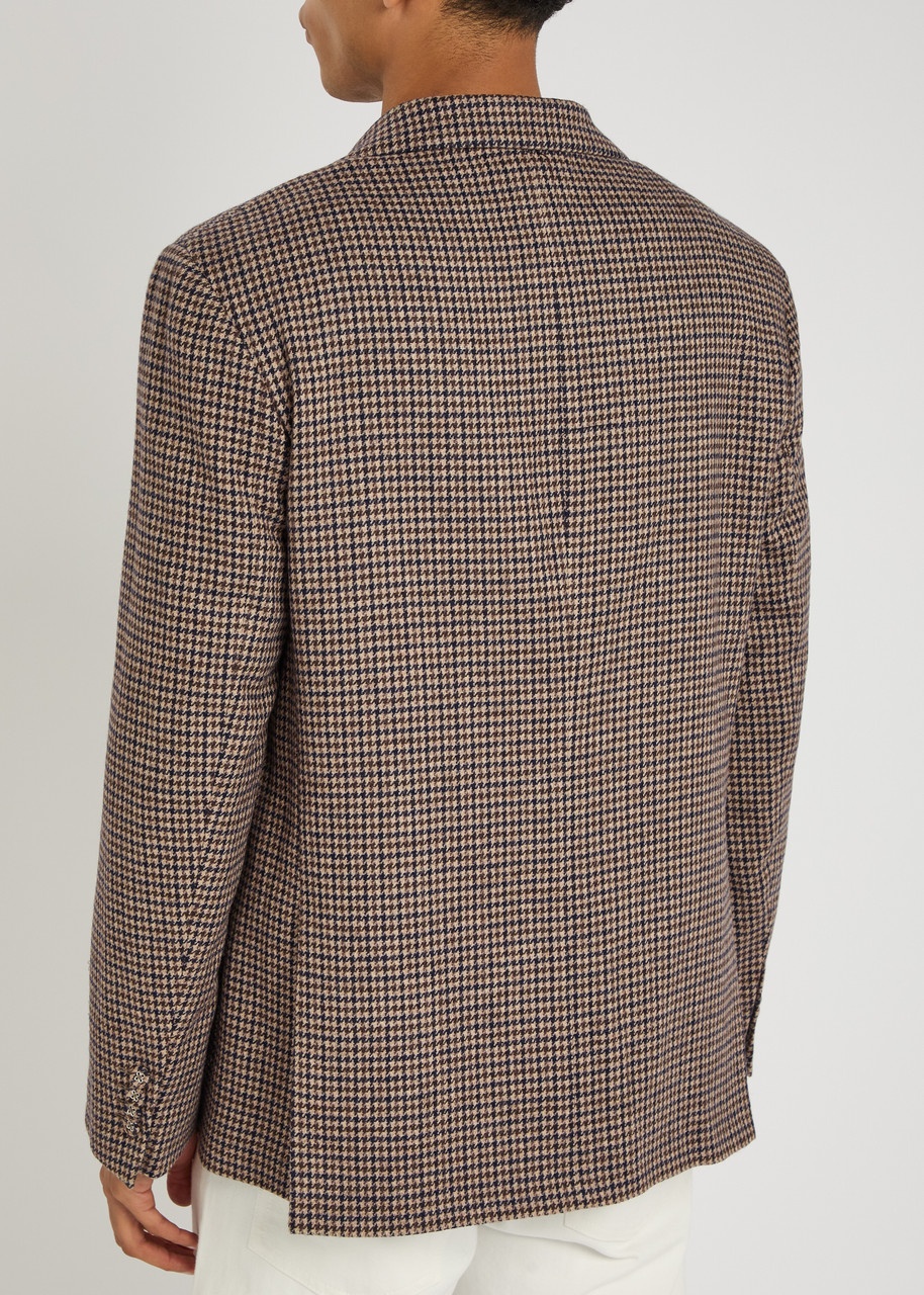 Officine Générale Houndstooth Wool-blend Blazer - 3