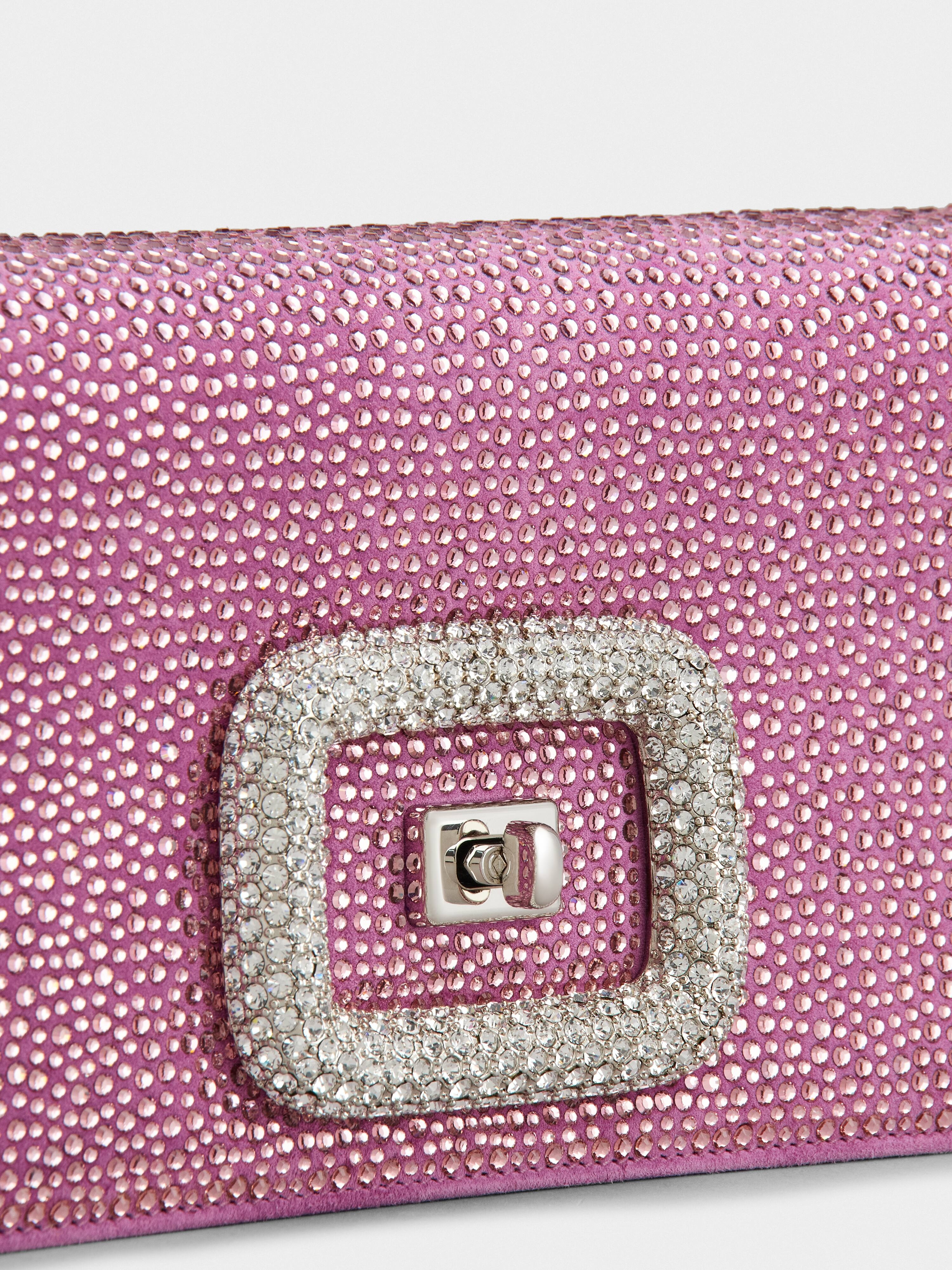 Viv' Choc Bling Bling Mini Bag in Suede - 7
