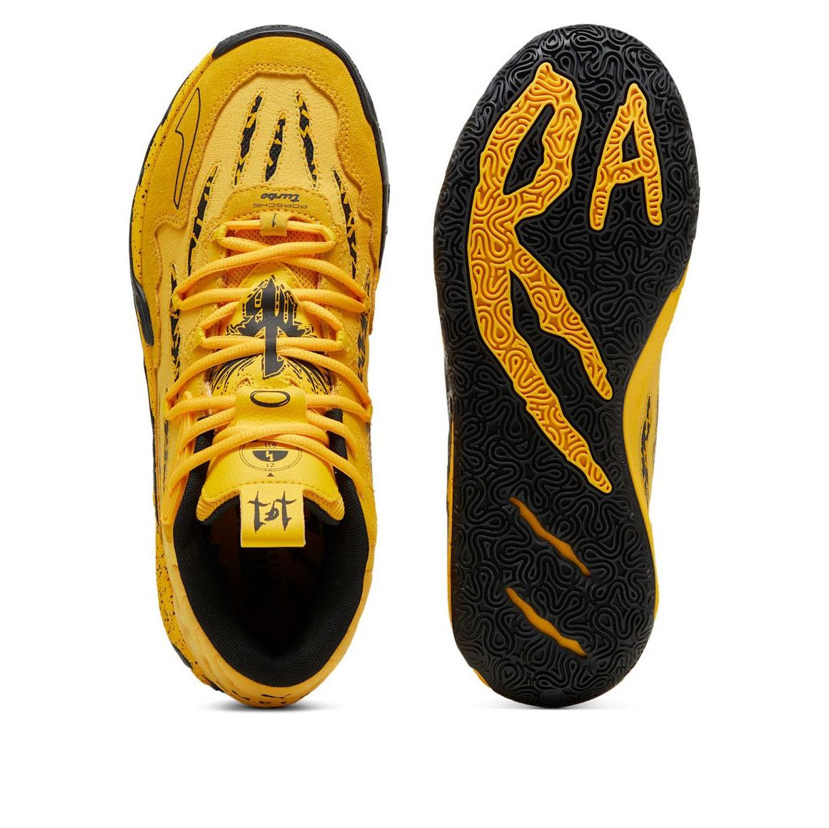 PUMA x LaMelo Ball MB.03 Porsche Sneakers 'Yellow Black' 309847-01 - 4