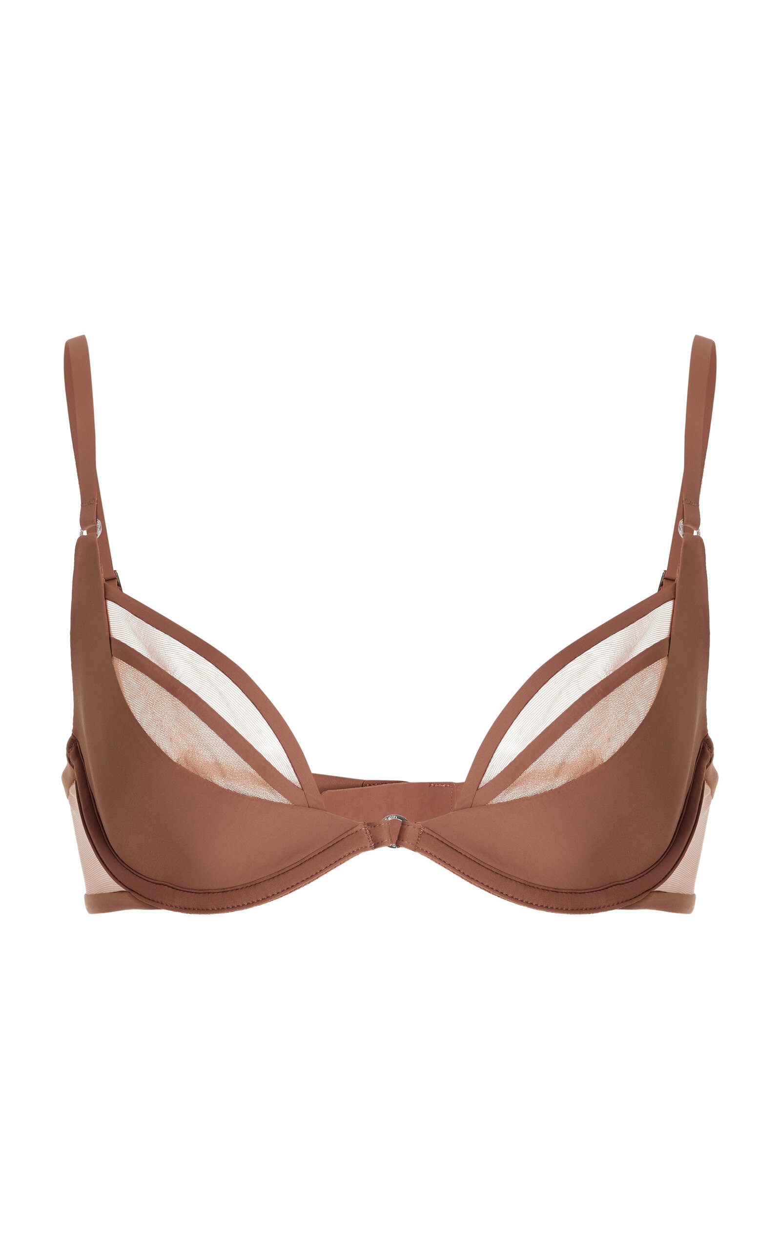 Nensi Dojaka for Calvin Klein Plunge Bra brown - 1