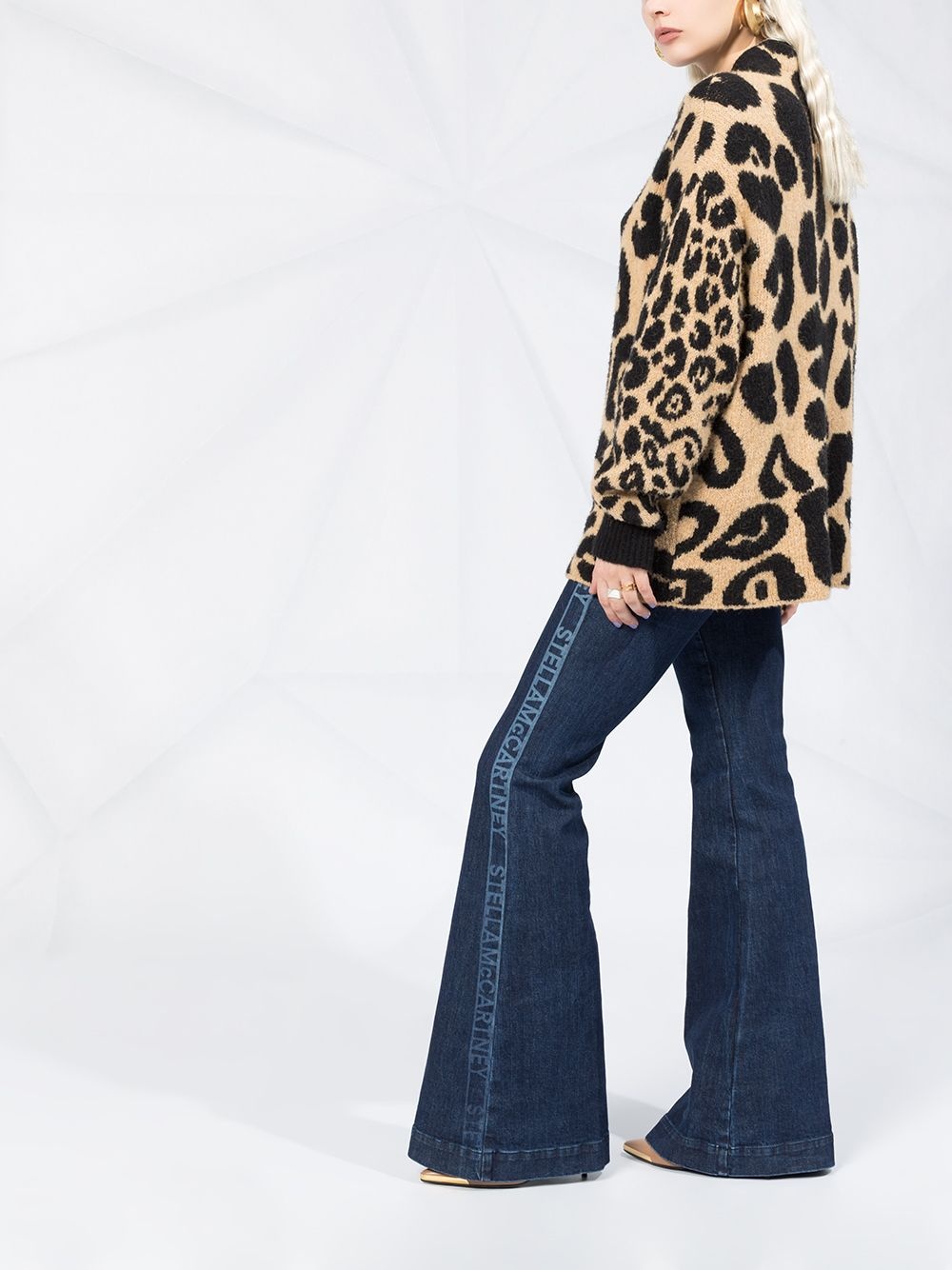 leopard-print jumper - 4