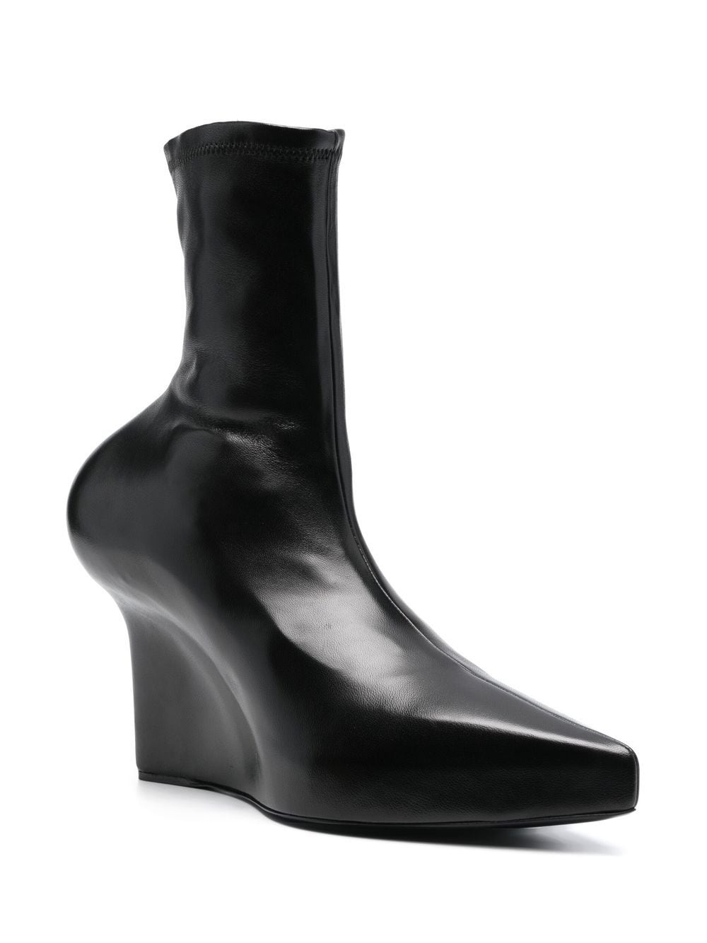 sculpted-detail 120mm ankle boots - 2