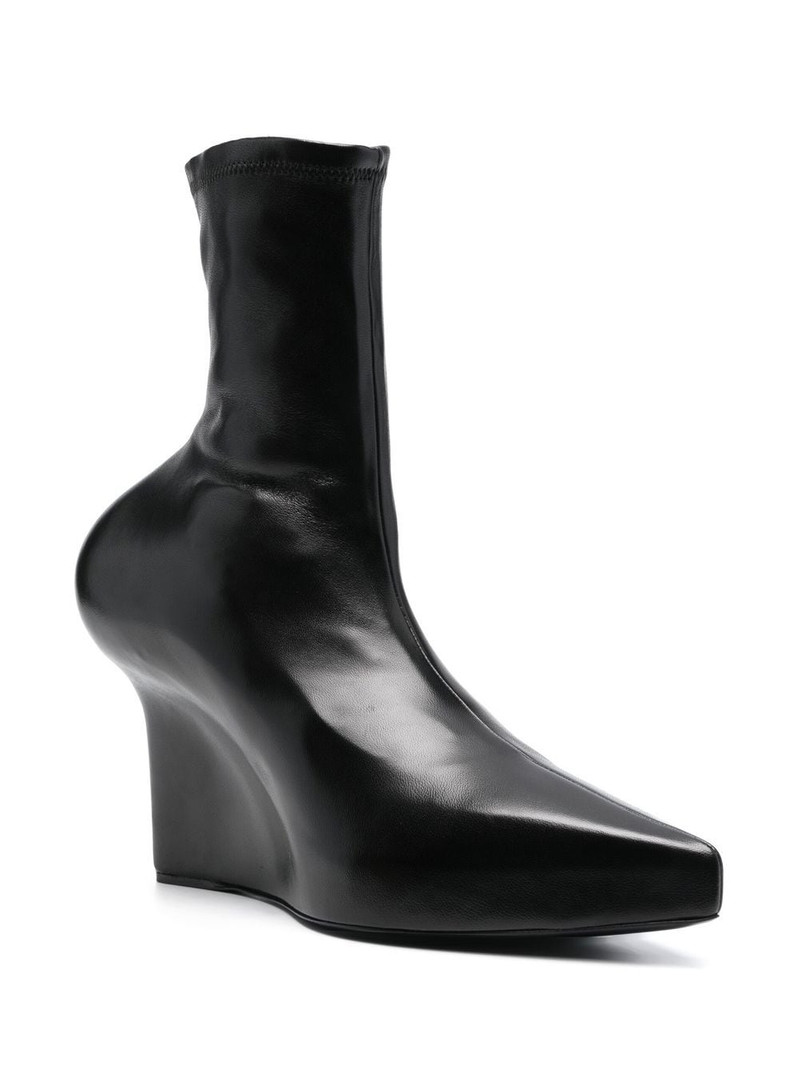 Givenchy sculpted-detail 120mm ankle boots outlook