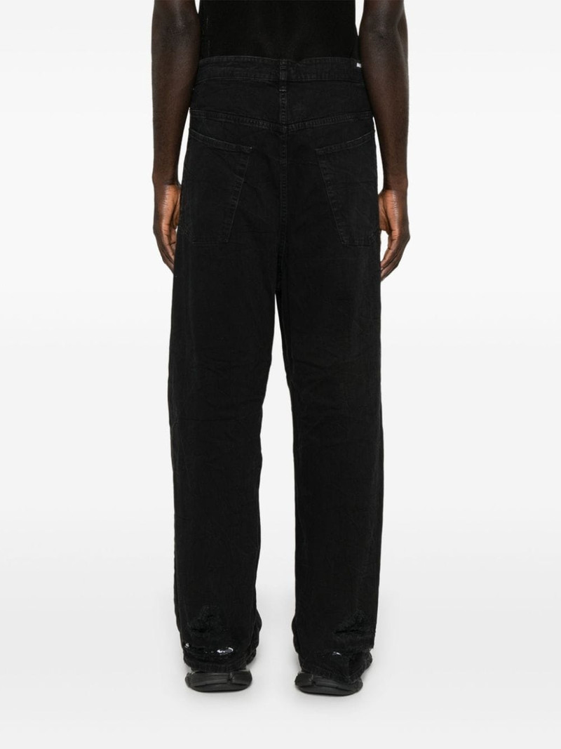 drawstring wide-leg jeans 4