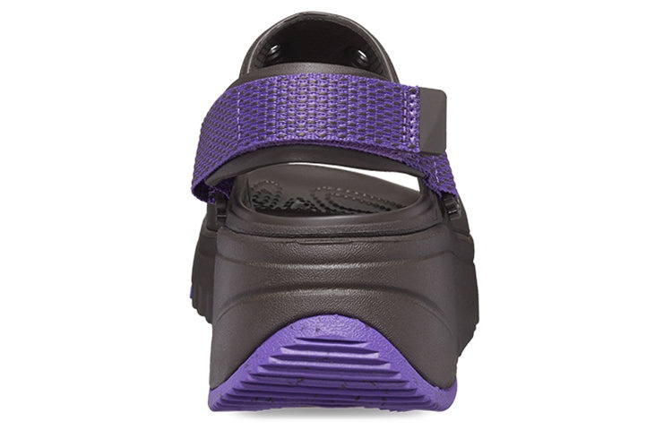 (WMNS) Crocs Hiker Xscape Sandal 'Espresso Neon Purple' 208181-2A0 - 6