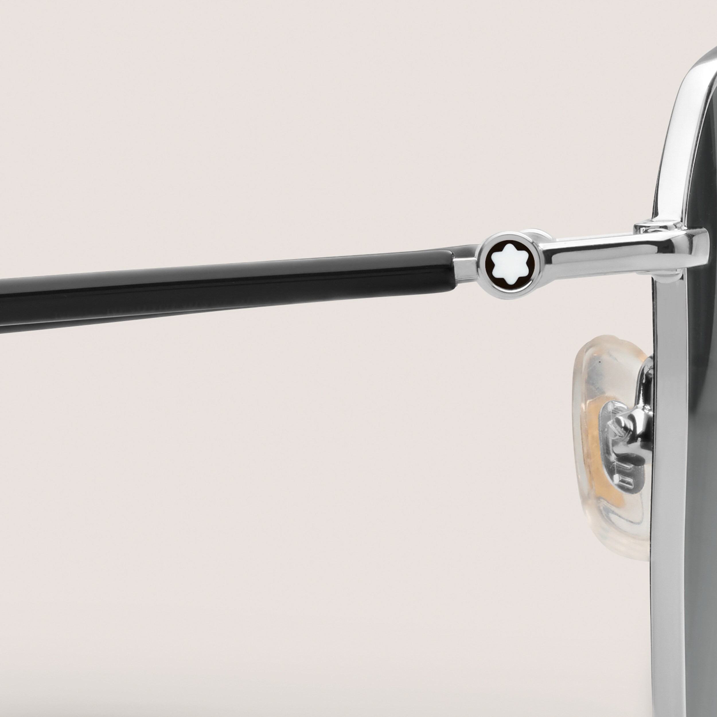 SQUARED SUNGLASSES WITH SILVER COLOURED METAL FRAME - 3