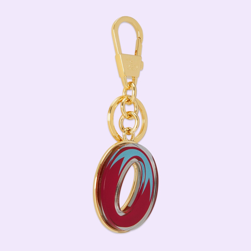 Letter O Plexiglas keychain 3