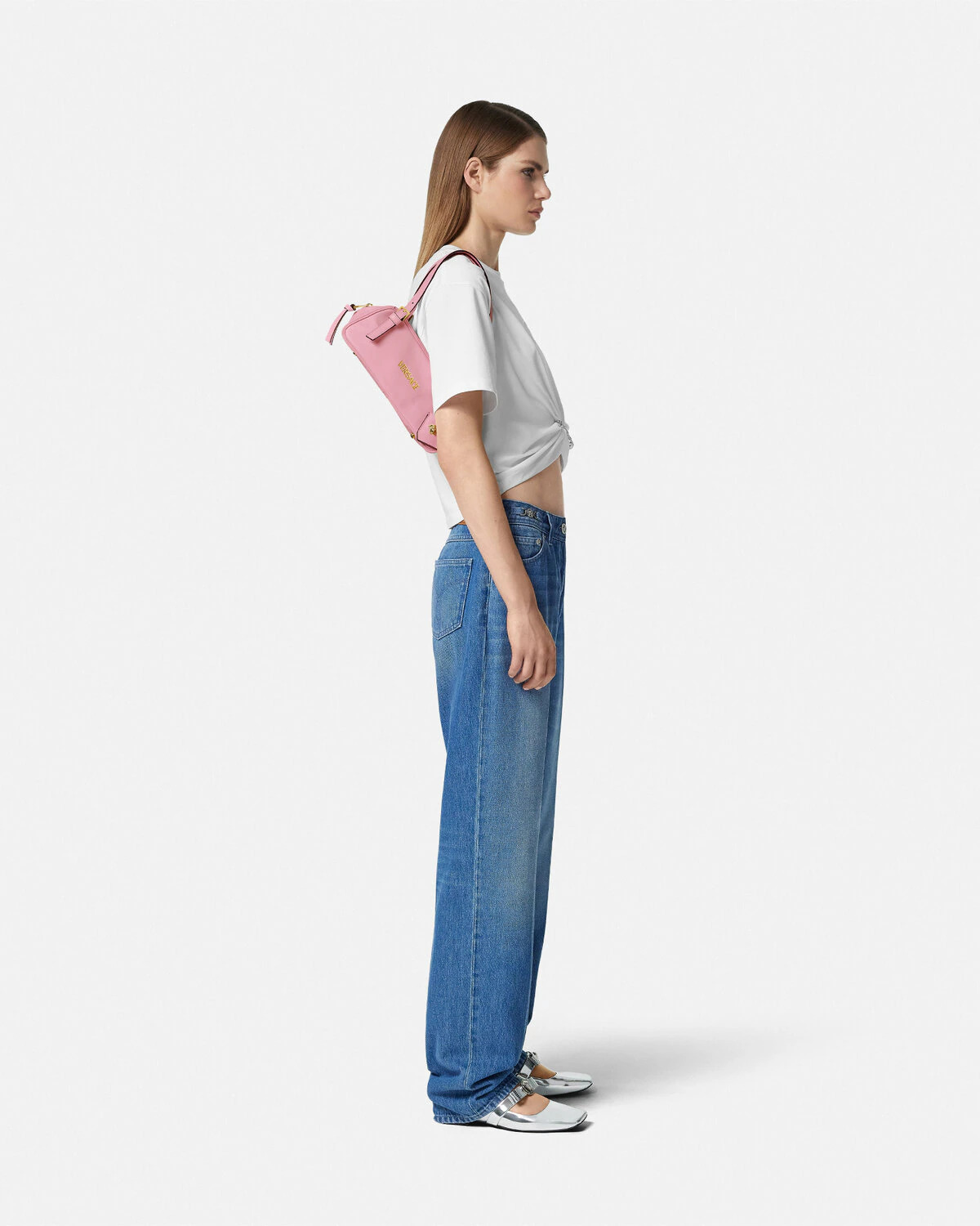Versace Tag Bowling Shoulder Bag - 4