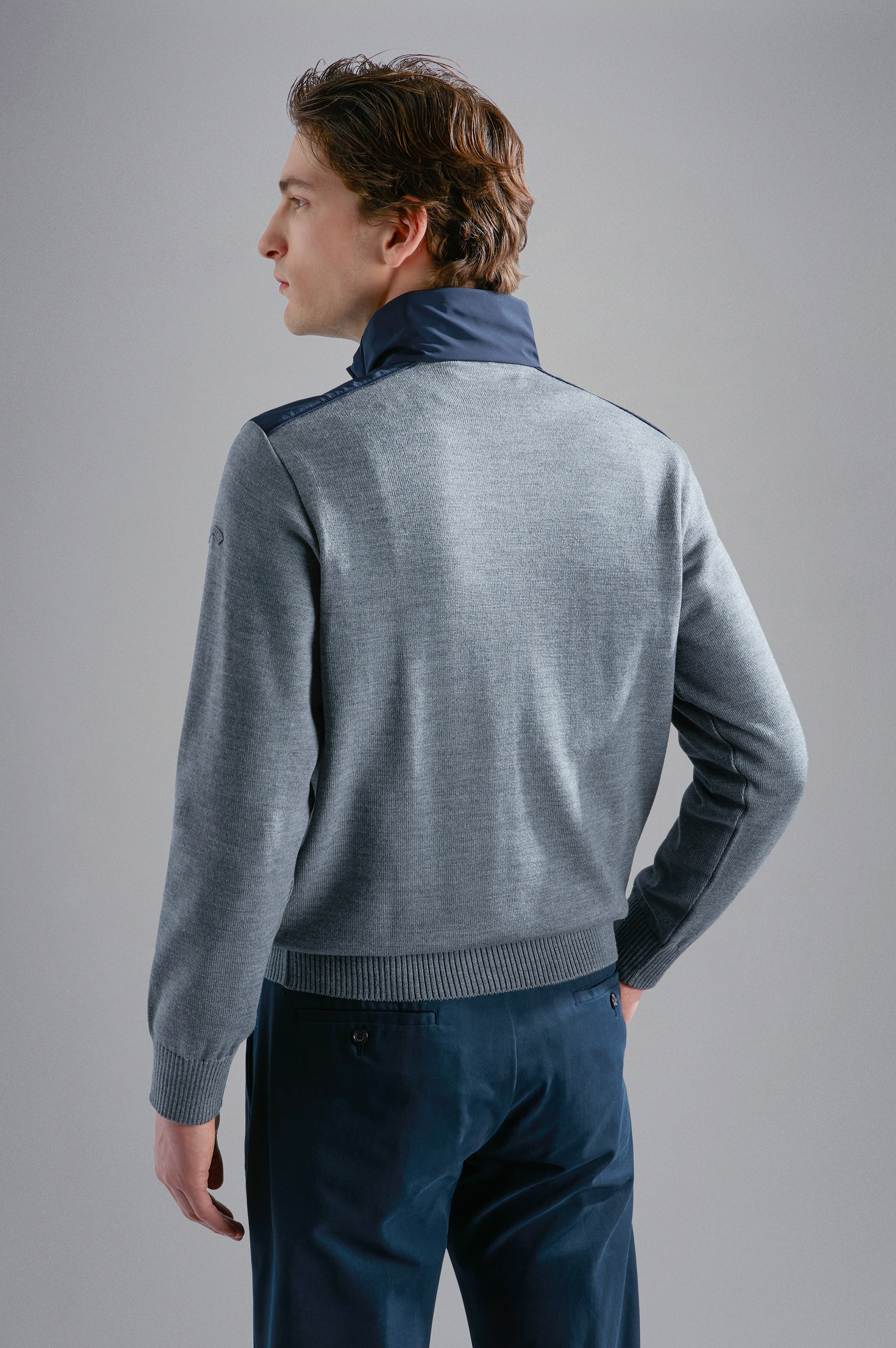 WOOL SWEATER WITH TYPHOON® INSERT - 3