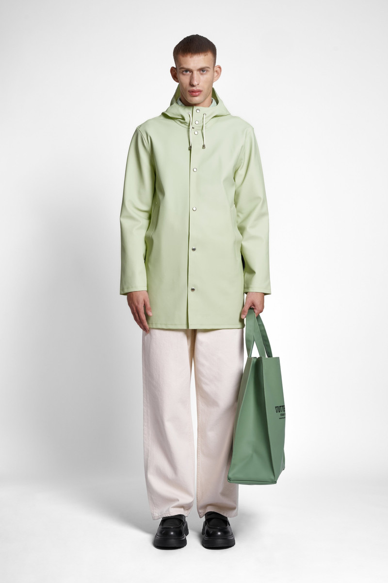 Stutterheim Stockholm Raincoat Seafoam Green outlook