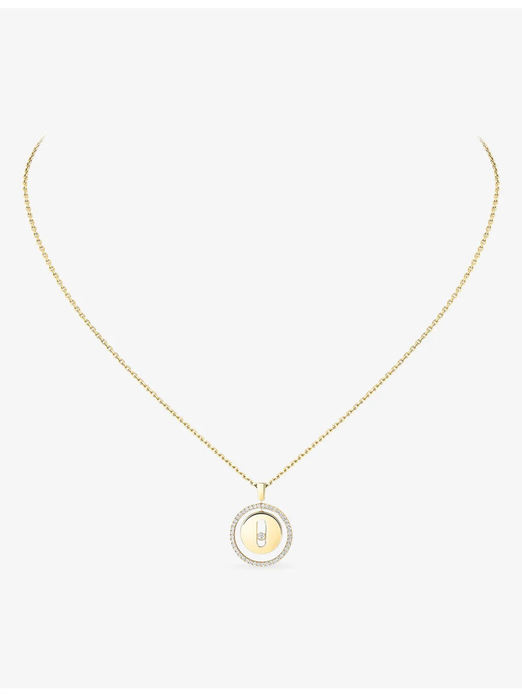 Lucky Move 18ct yellow-gold and diamond necklace - 1