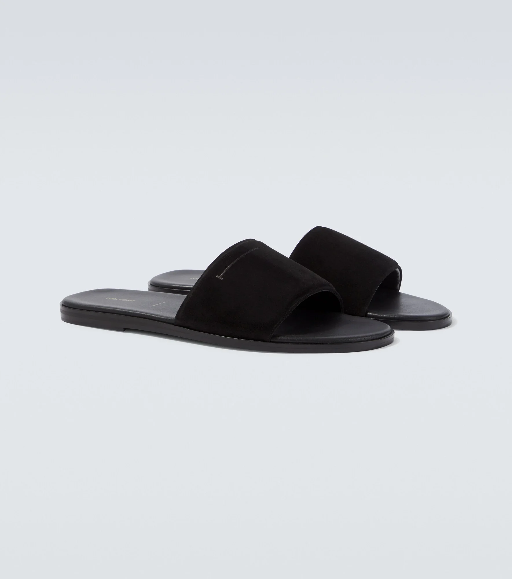 Suede slides - 1