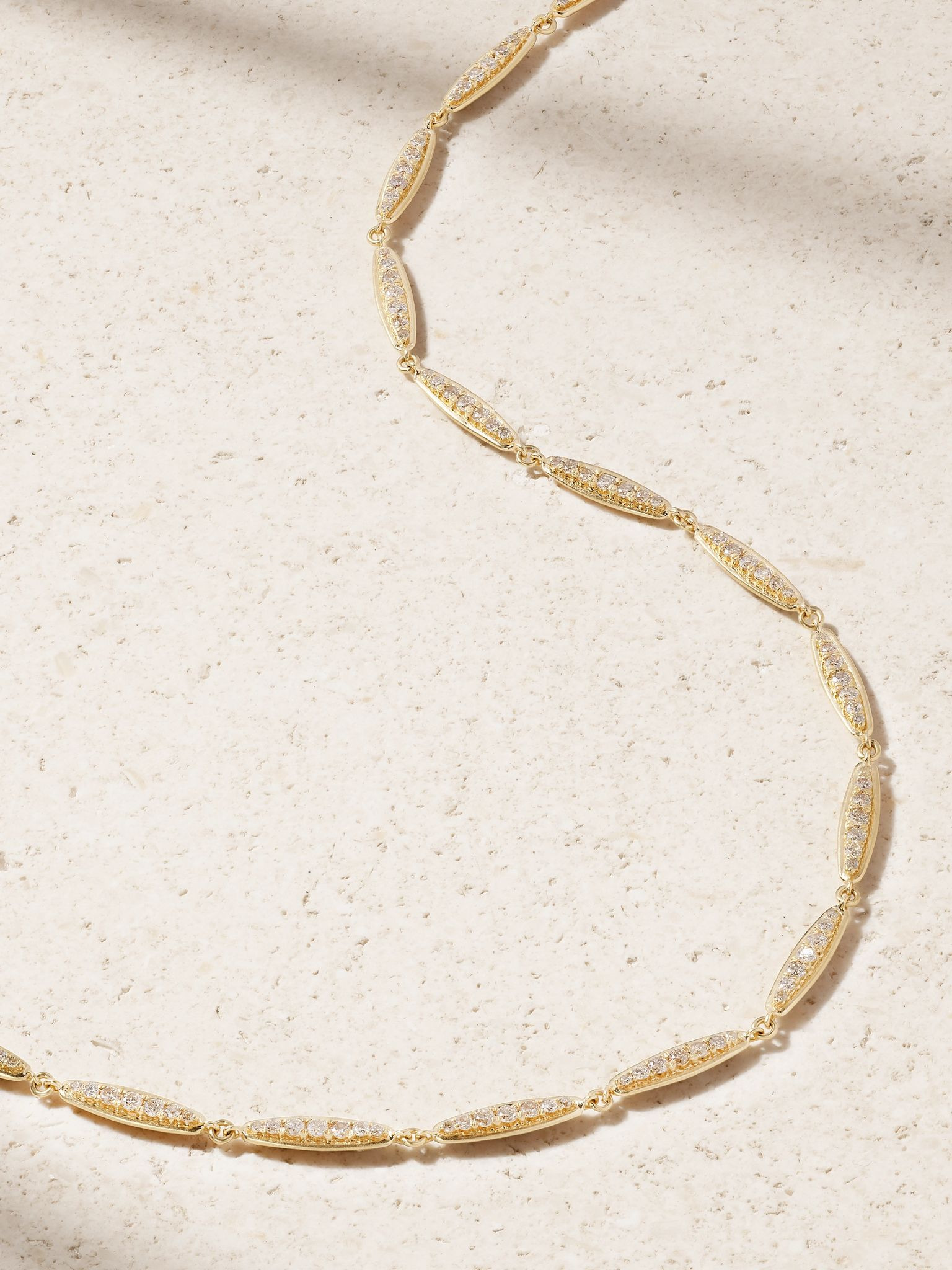 Grass Light Breeze 18-karat gold diamond necklace Gold - 4