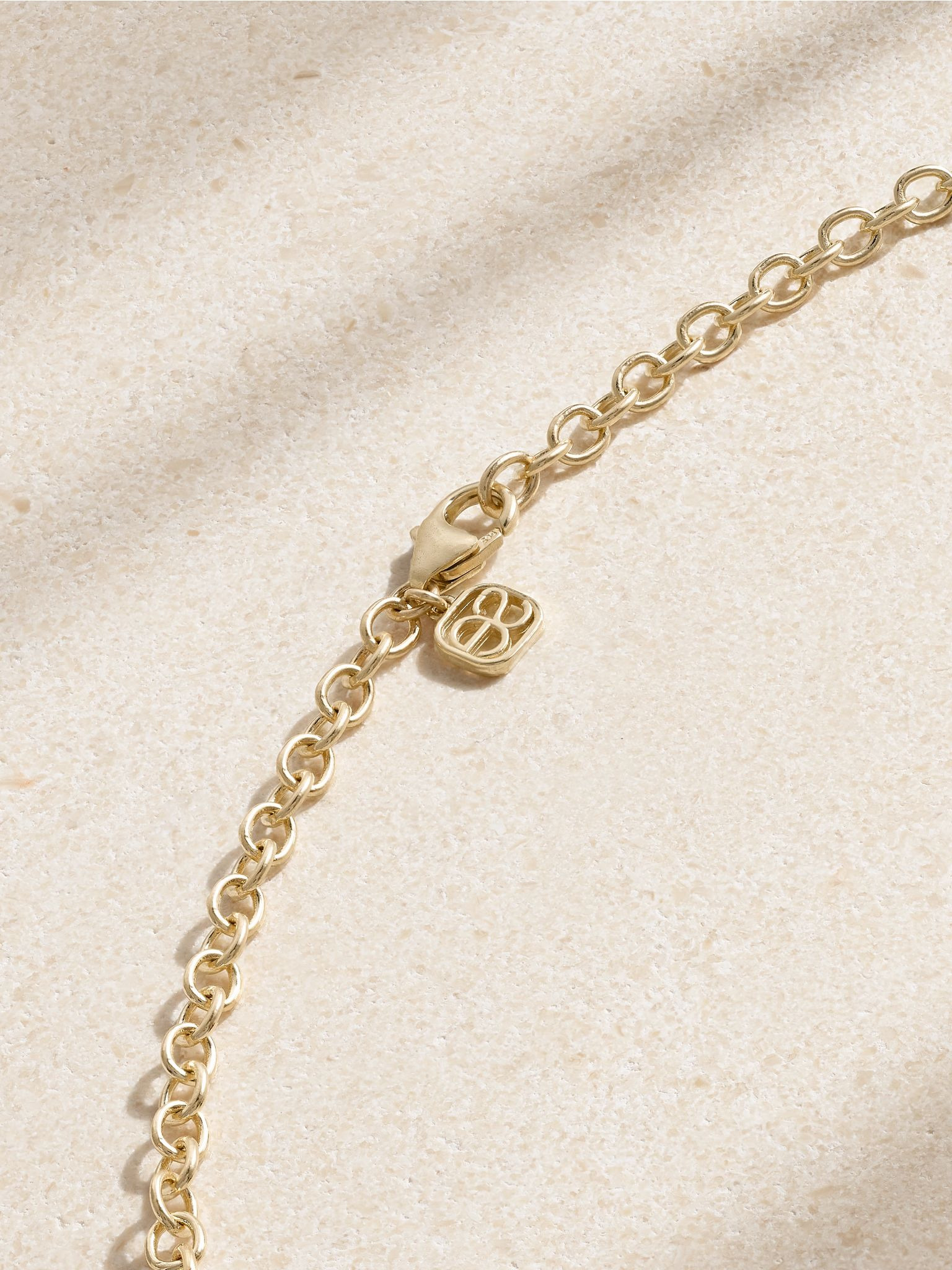 Open Icon Butterfly 14-karat gold diamond necklace Gold - 3
