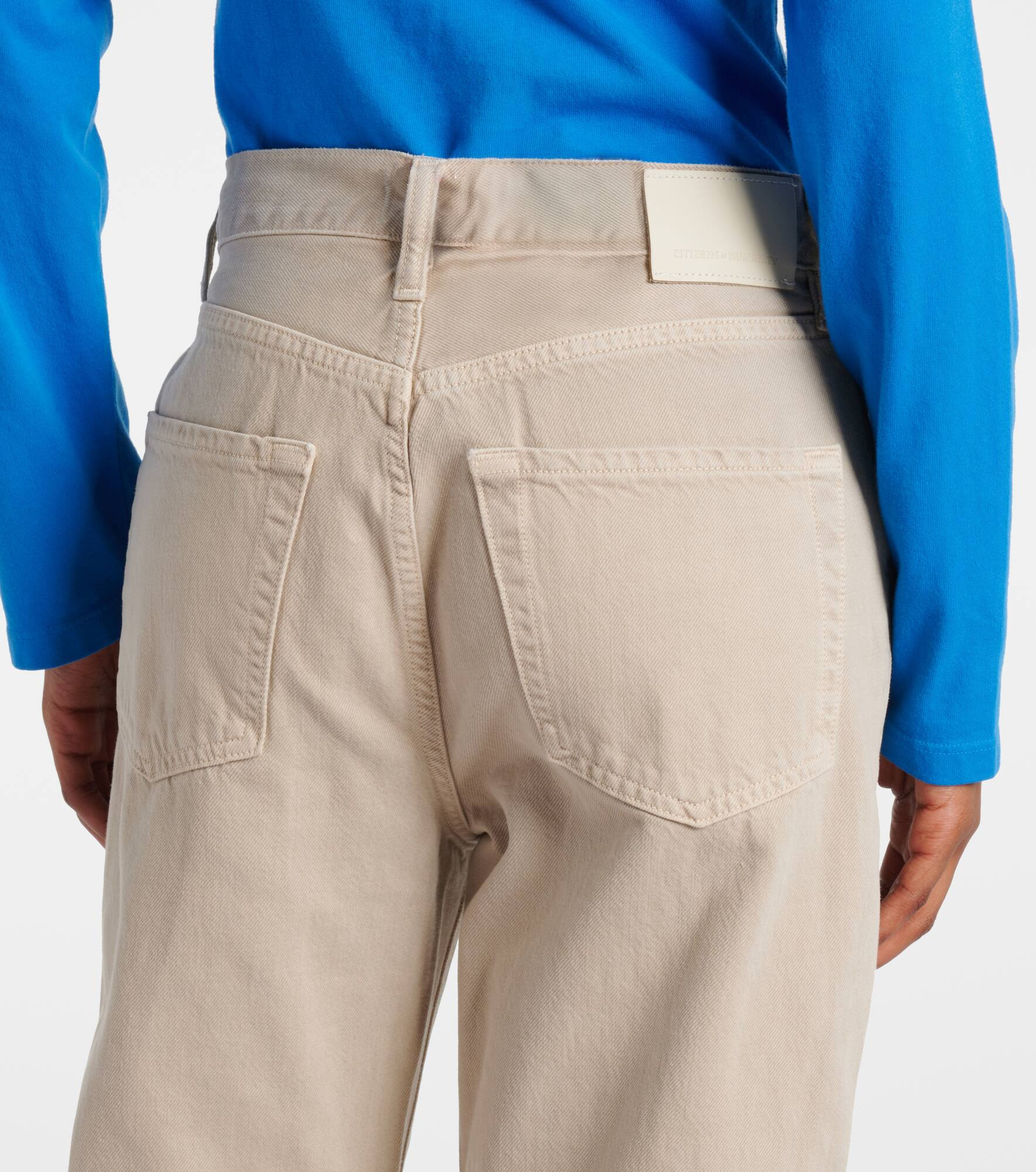 Dahlia mid-rise barrel-leg jeans - 4