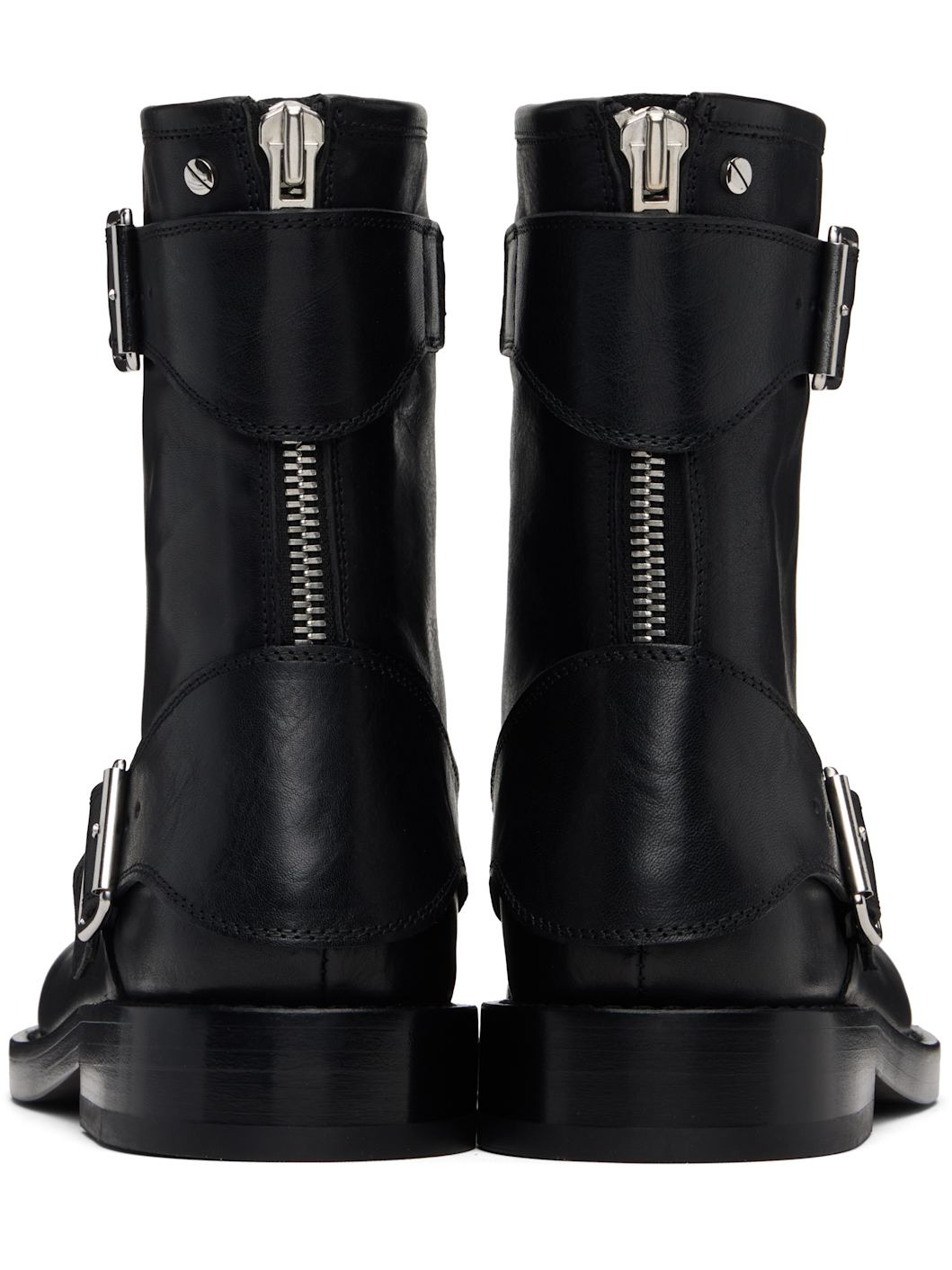 Black Eero Ankle Biker Boots - 2