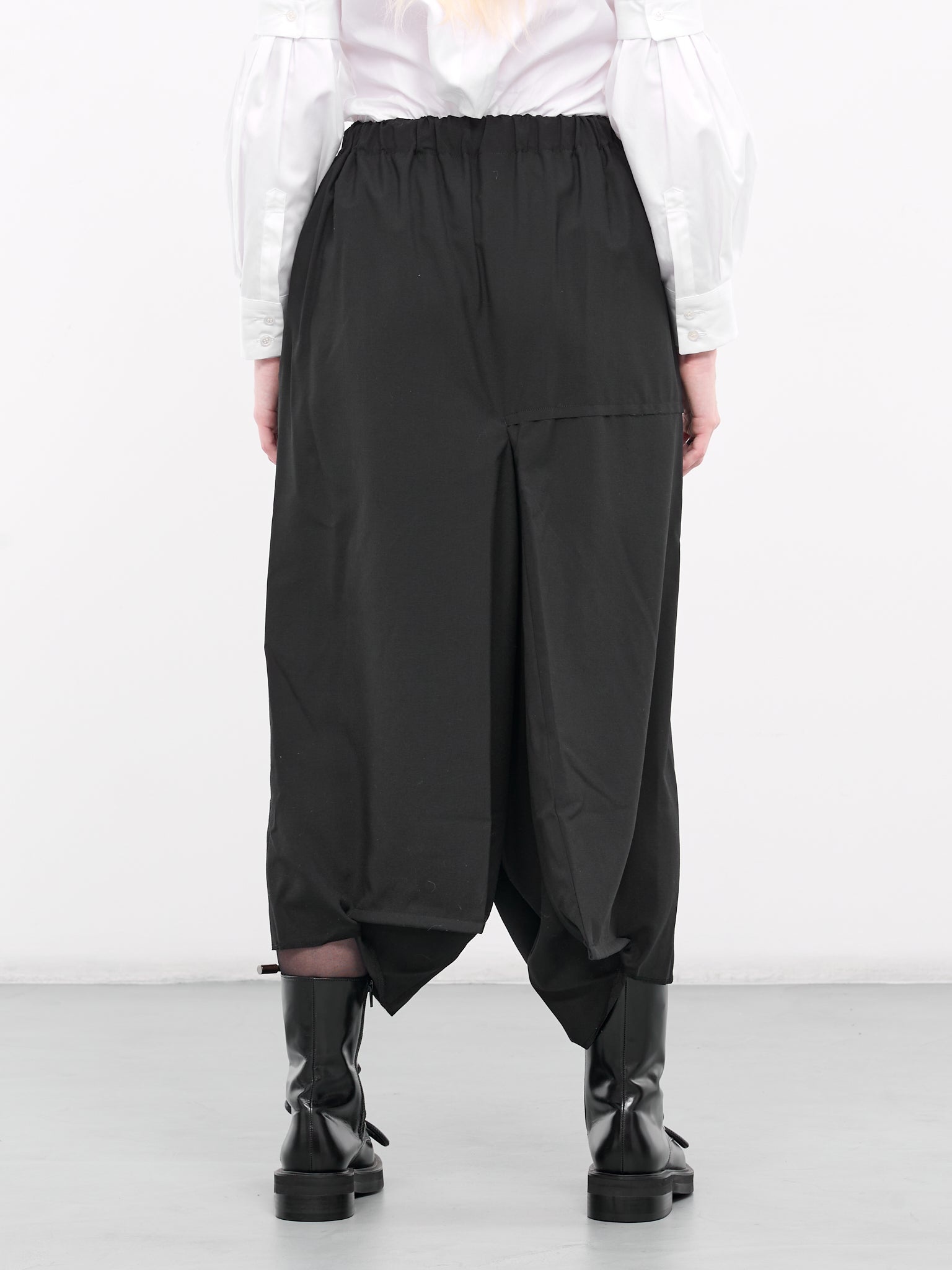 Elasticated Drape Trousers - 3