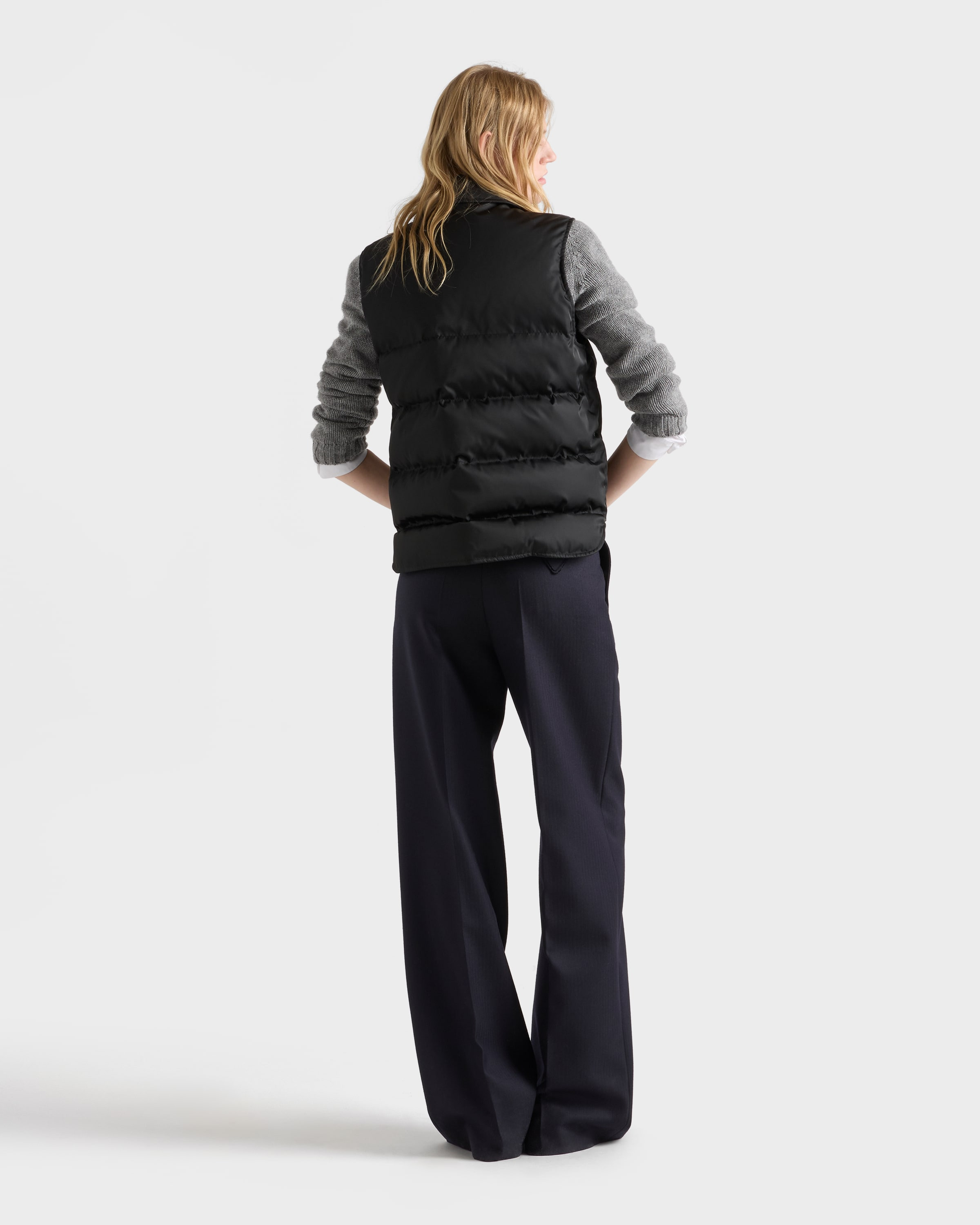 Re-Nylon down vest - 5