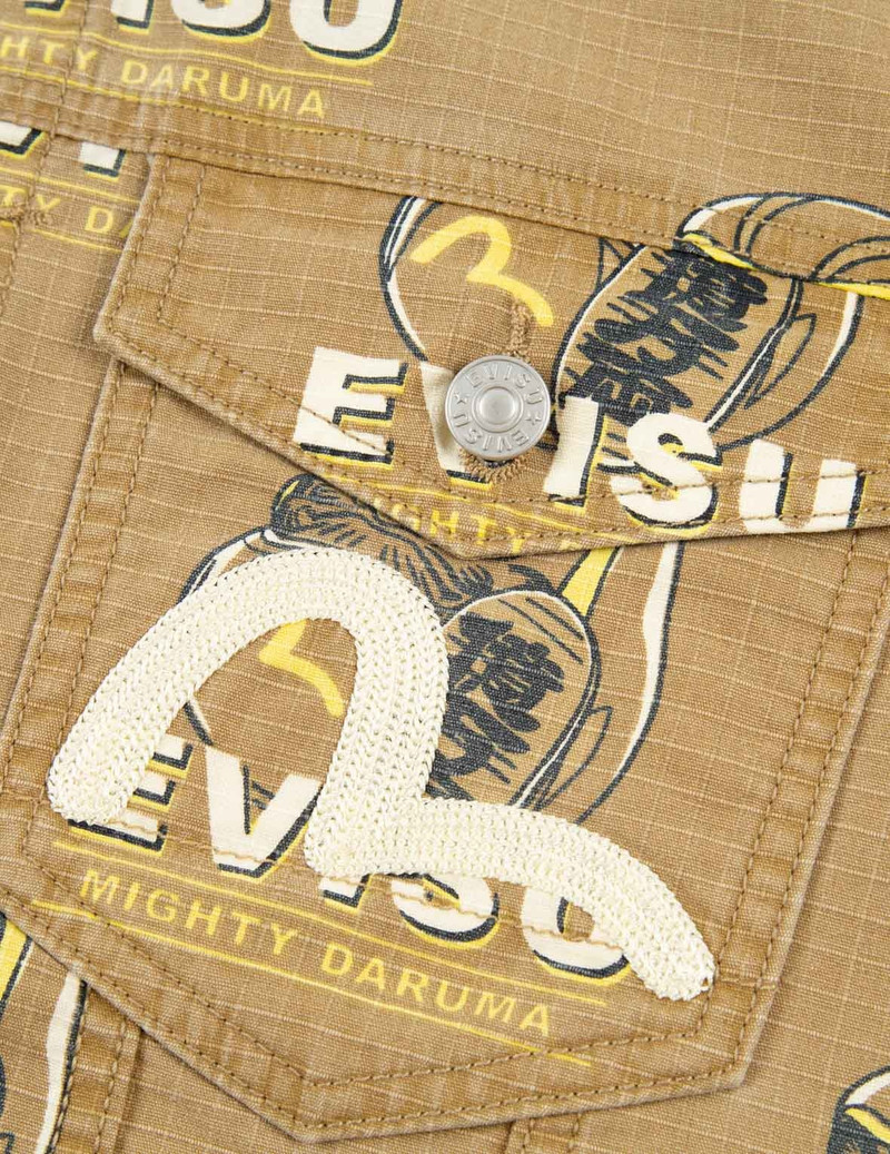 Allover Daruma Print Jacket 10