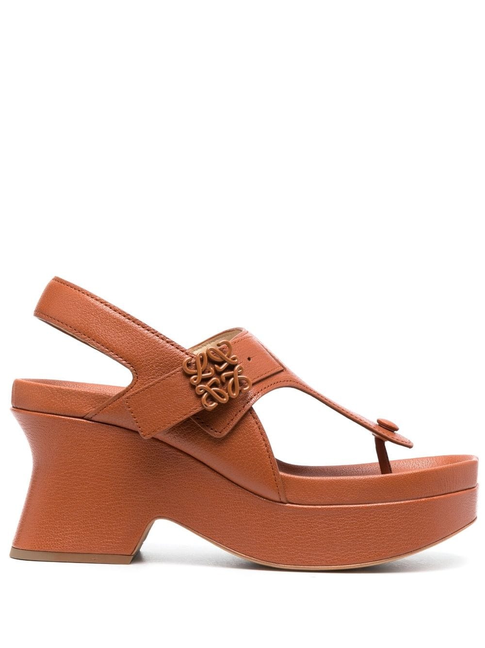 Ease 90mm leather flatform sandals - 1