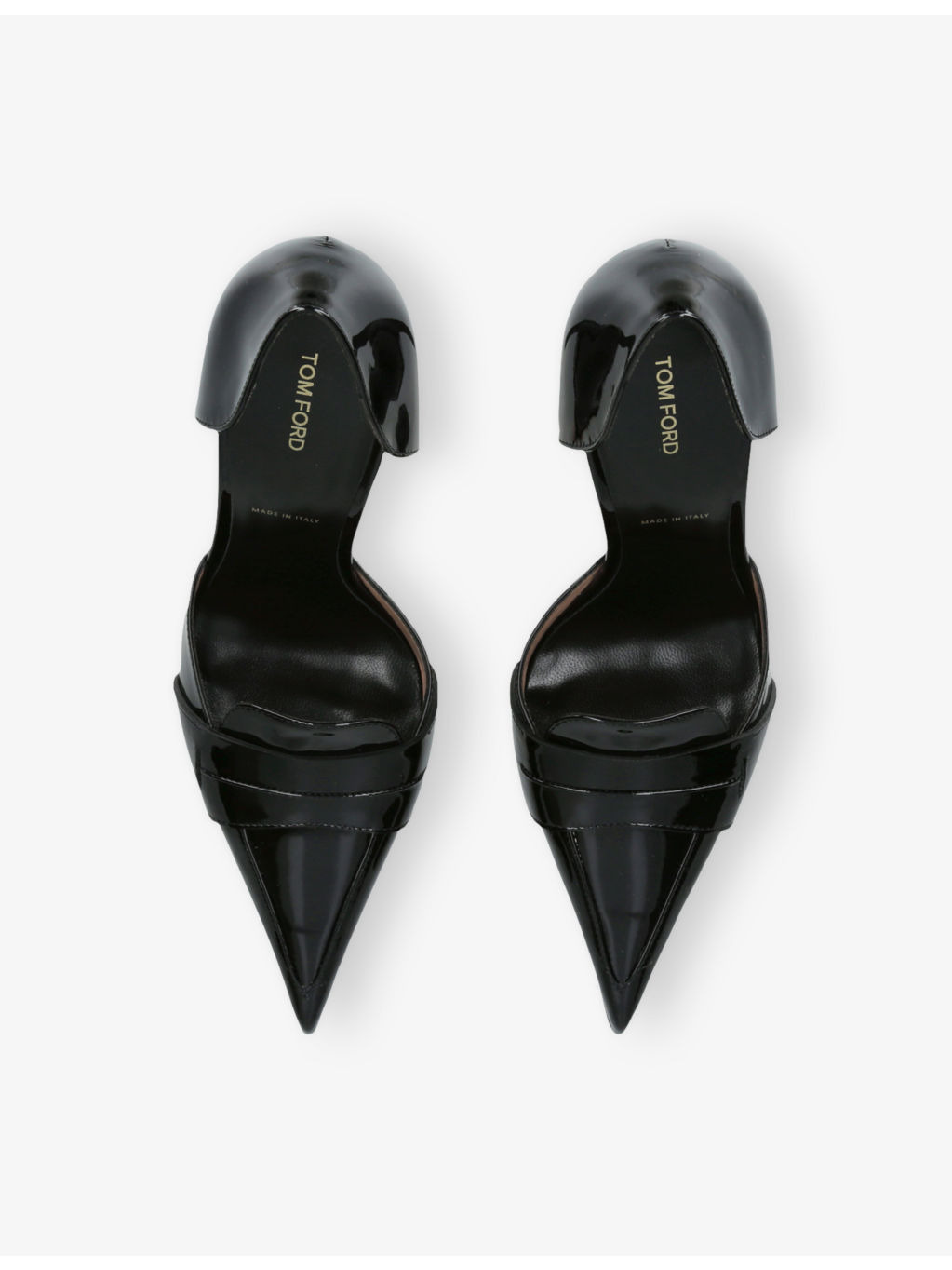 Eva D'Orsay 105 Patent-Leather Heeled Pumps - 2