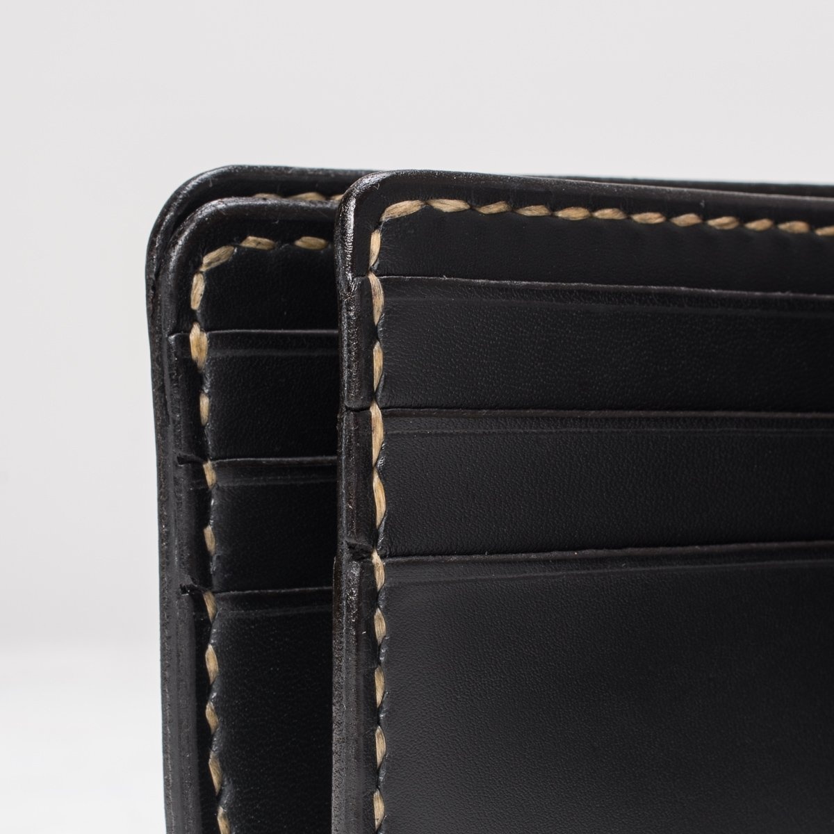 IHG-035 Calf Folding Wallet - Black or Tan - 11