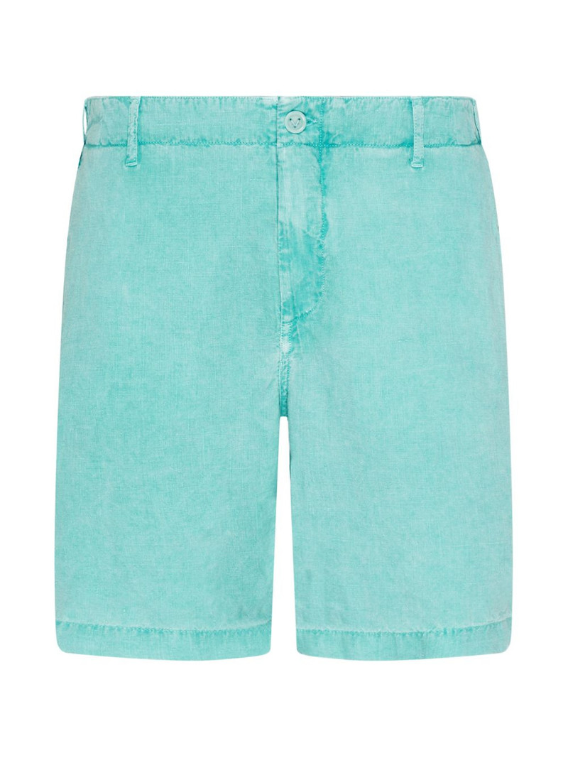 flat-waist flap-pocket bermuda shorts 1