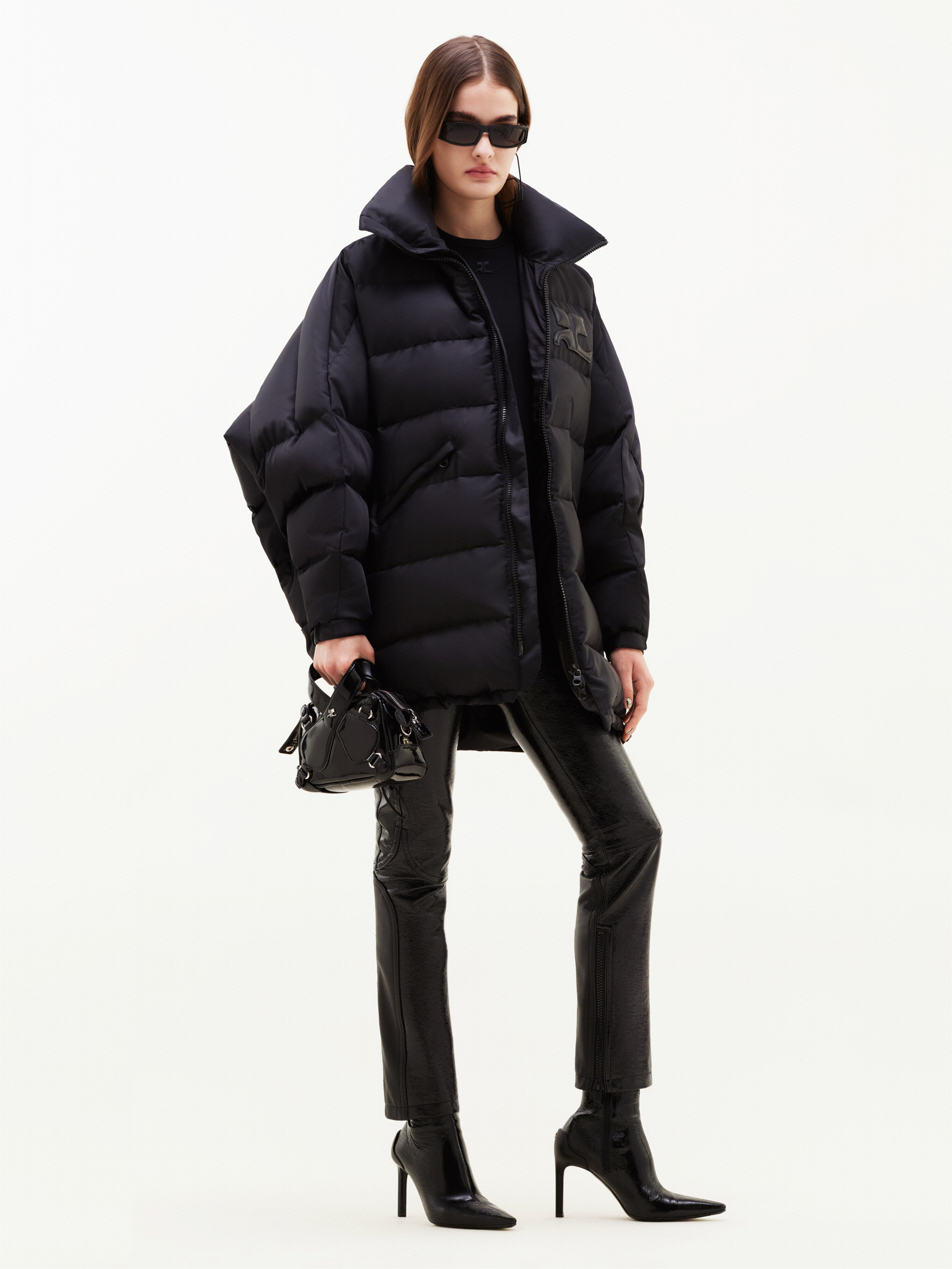 SHORT PRISM NYLON PUFFER - 3