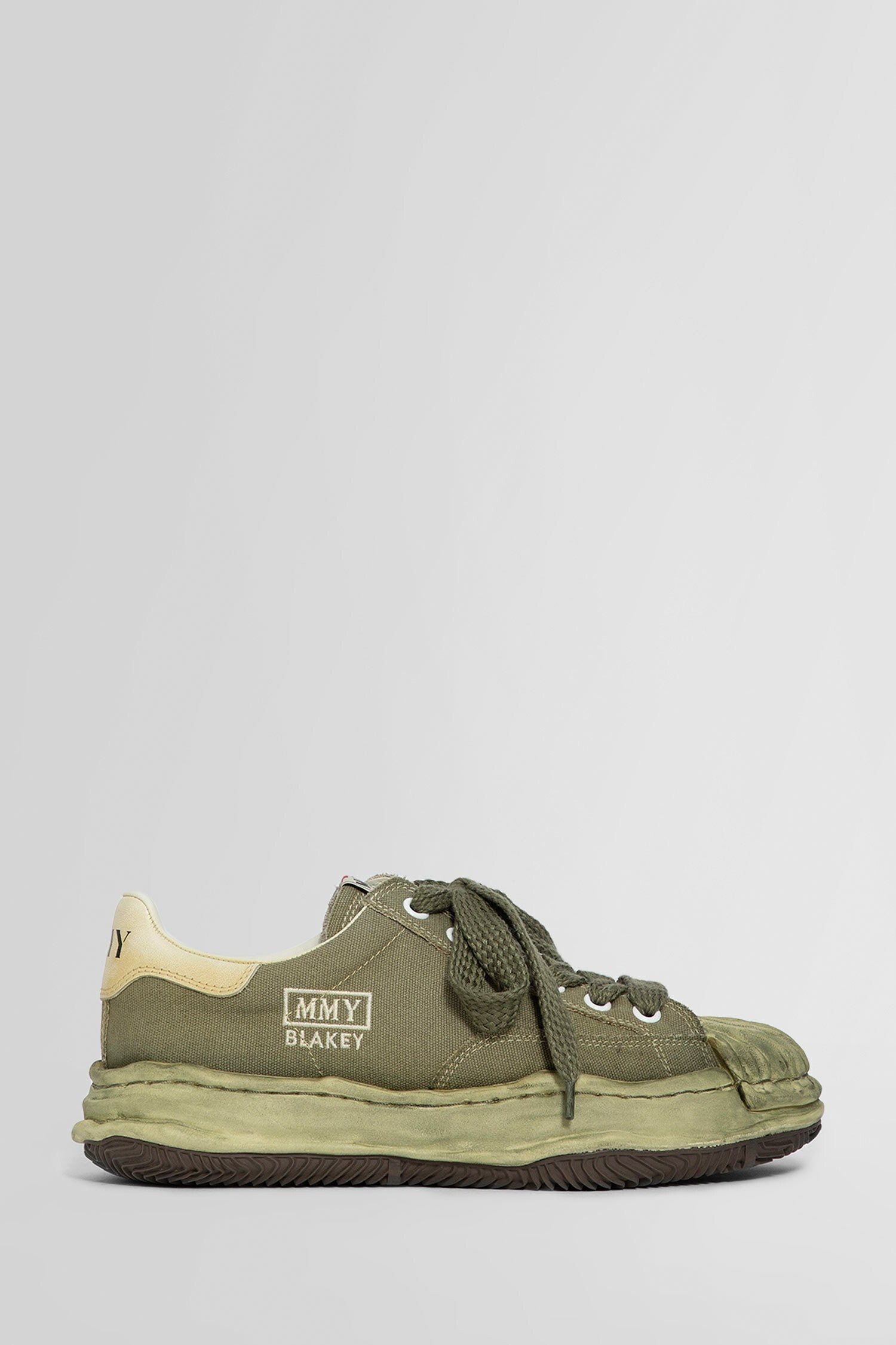 MAISON MIHARA YASUHIRO UNISEX GREEN SNEAKERS - 1