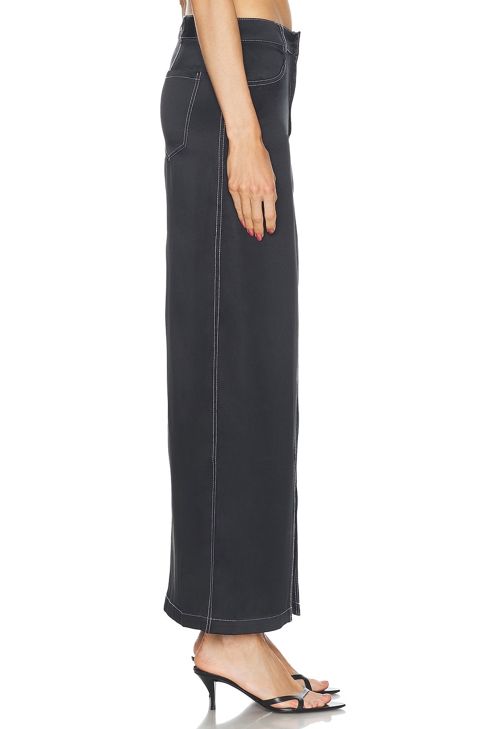 Silk Maxi Skirt - 3