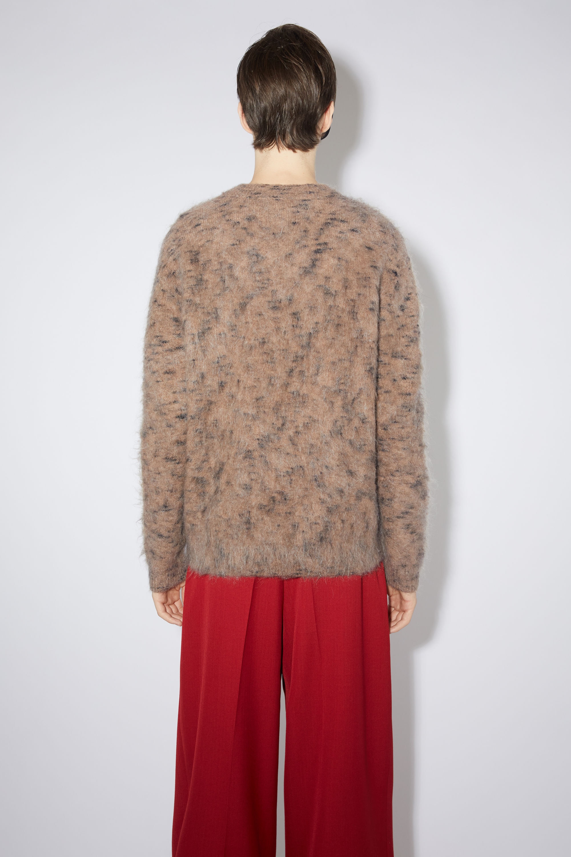 Crew neck jumper - Cardinal brown - 3