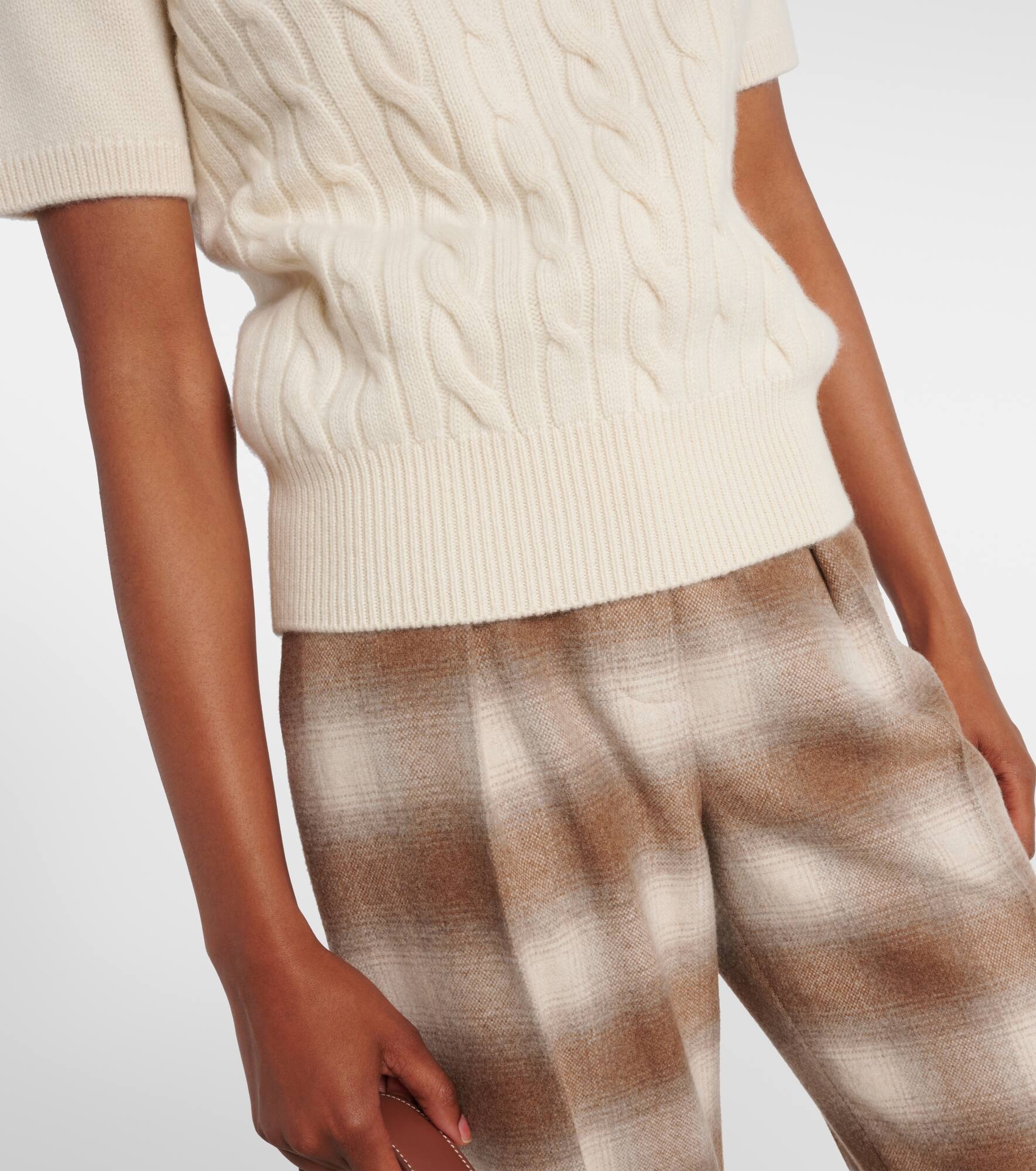 Jubilee cable-knit turtleneck top - 6