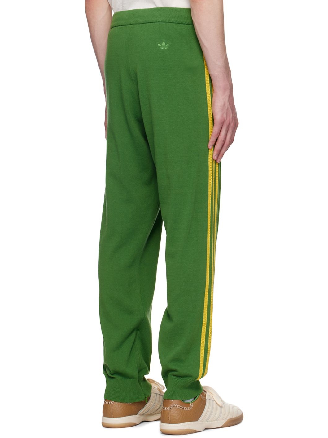 Green & Yellow adidas Originals Edition Embroidered Logo Sweatpants - 3