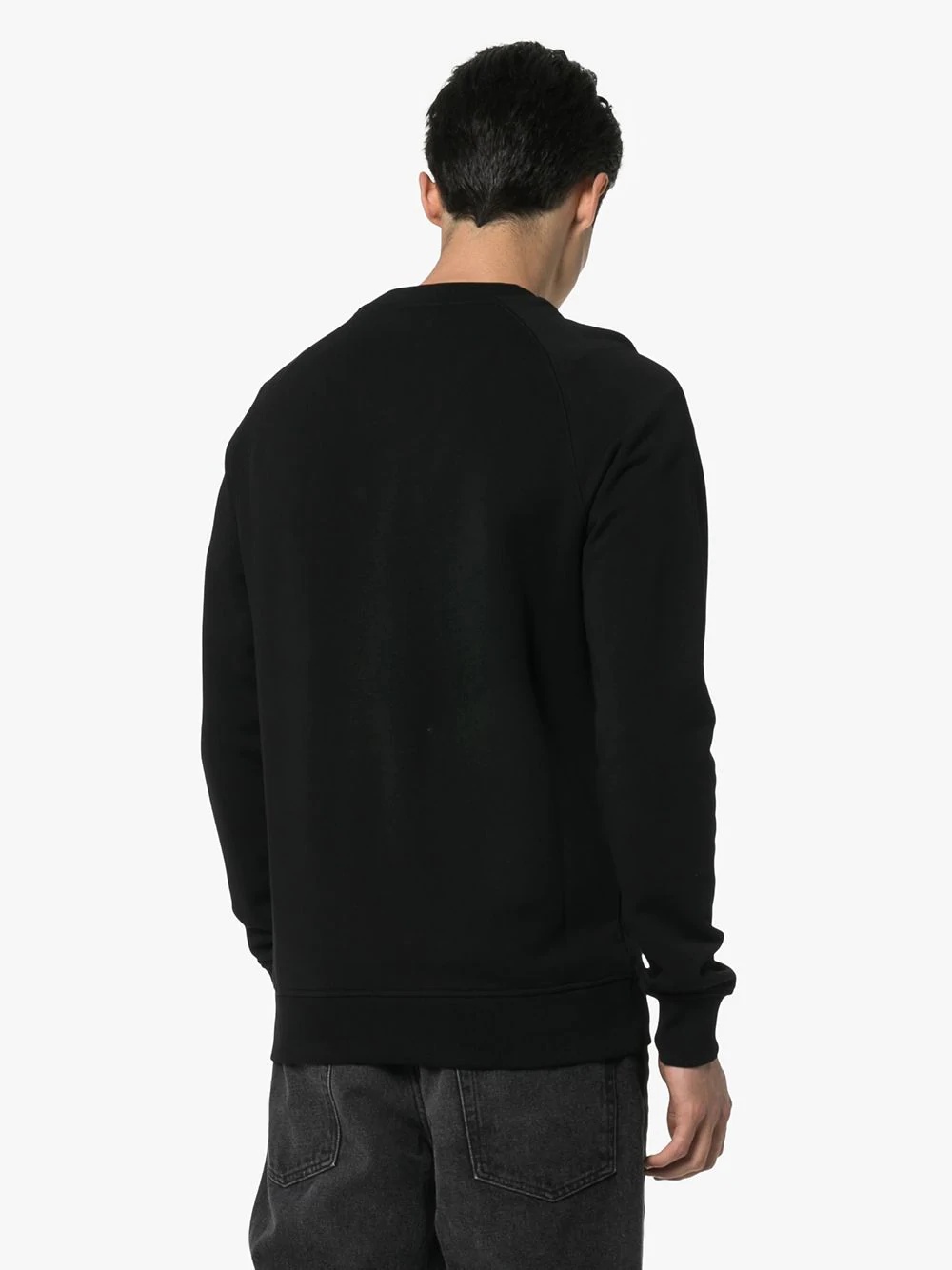 Crew neck logo cotton sweatshirt - 4