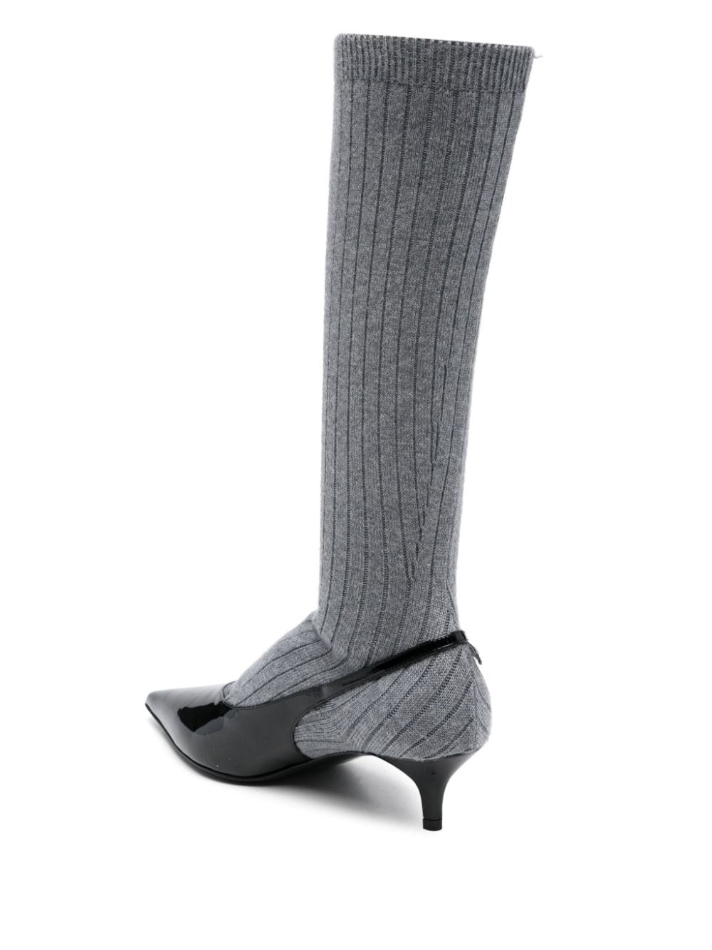 50mm knitted boots - 3