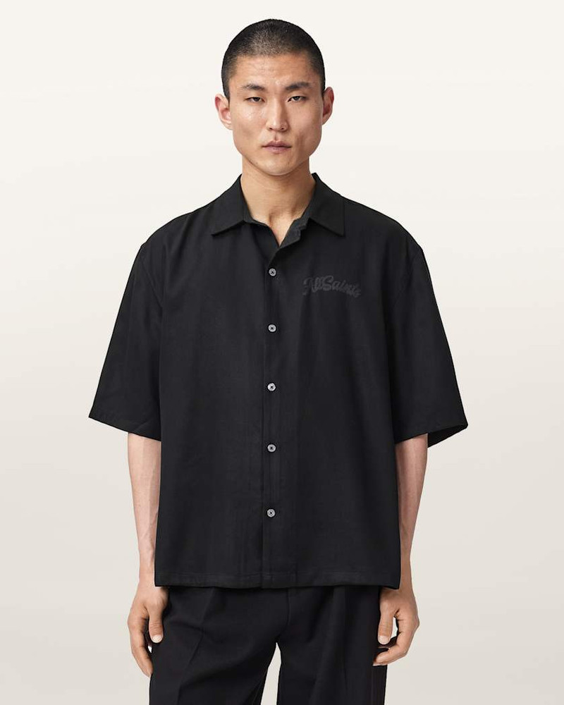 ALLSAINTS CIRCE OVERSIZED SHORT SLEEVE SHIRT outlook