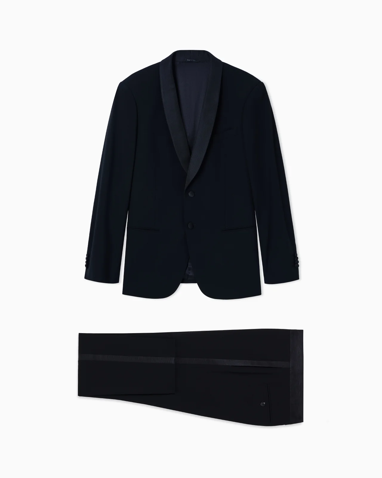 Soho Line single-breasted tuxedo in wool crêpe - 1