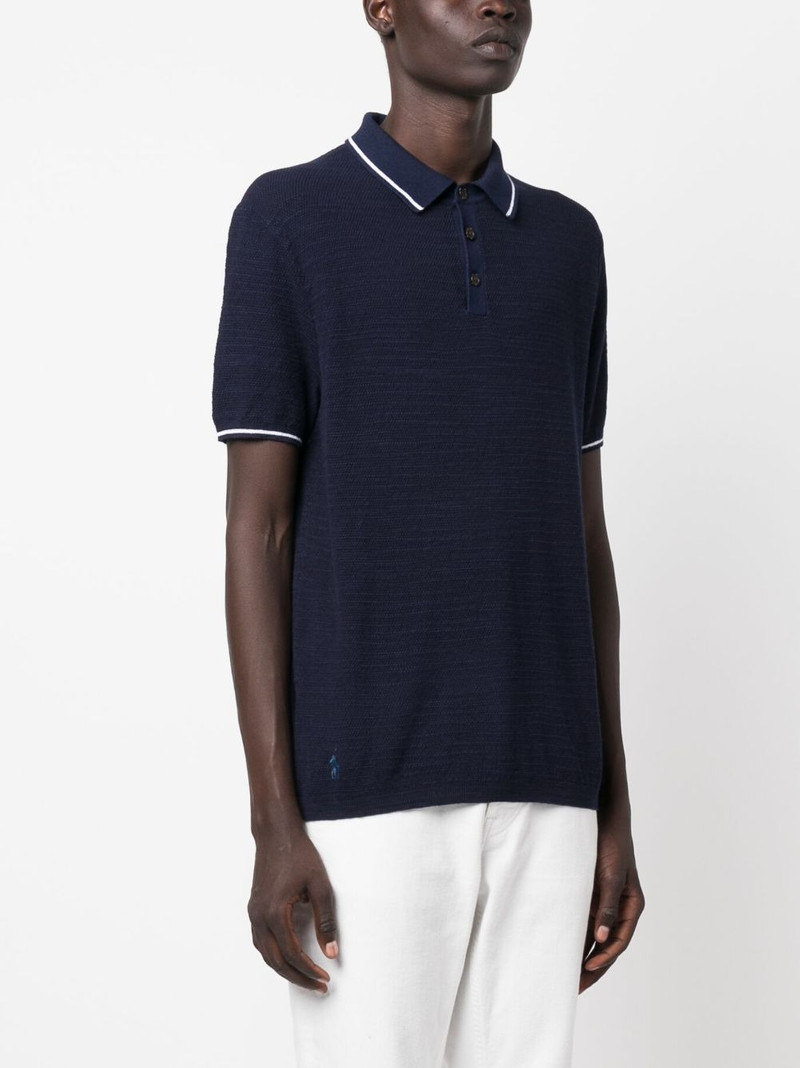 logo-embroidered short-sleeve polo shirt 3