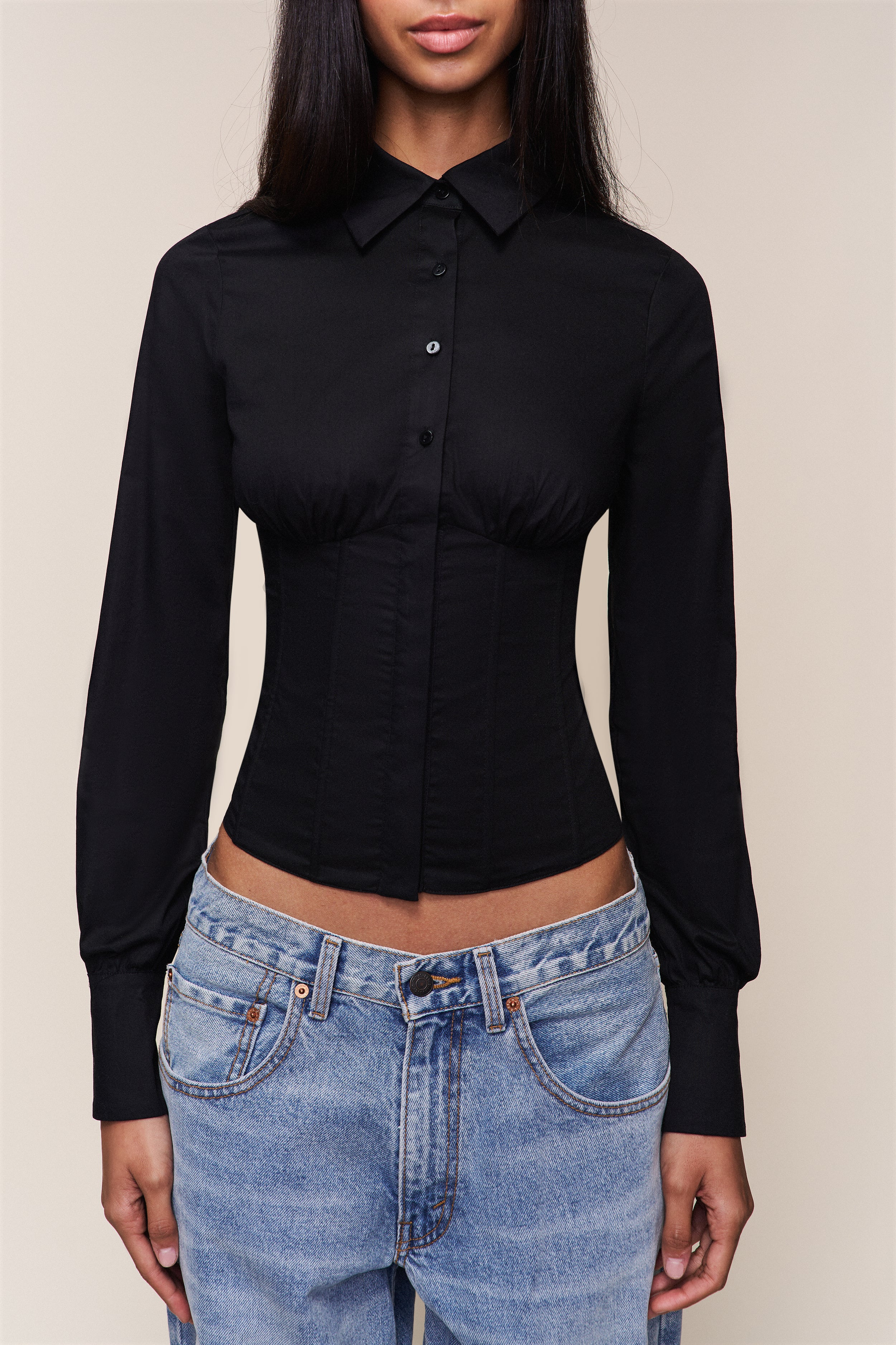 TAILORED CORSET LONG SLEEVE - 1