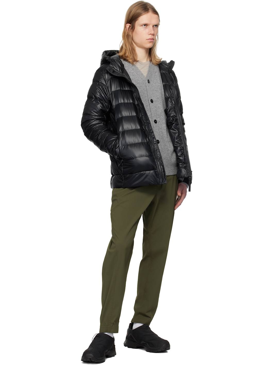 Black 'Black Label' Crofton Down Jacket - 5