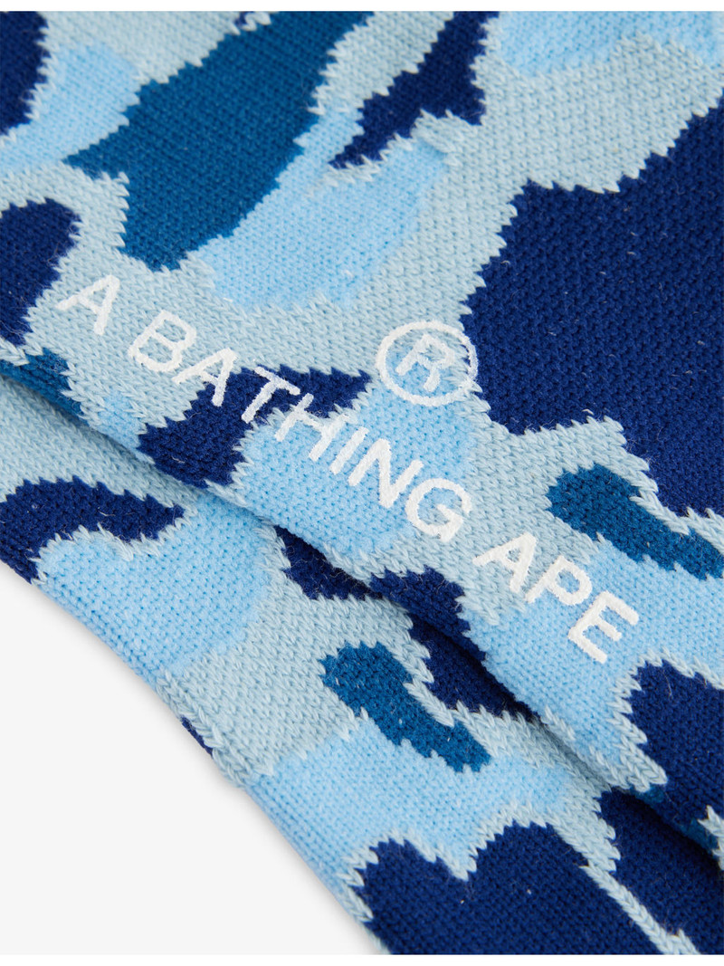 A BATHING APE® Camo-Print Stretch-Cotton Socks outlook