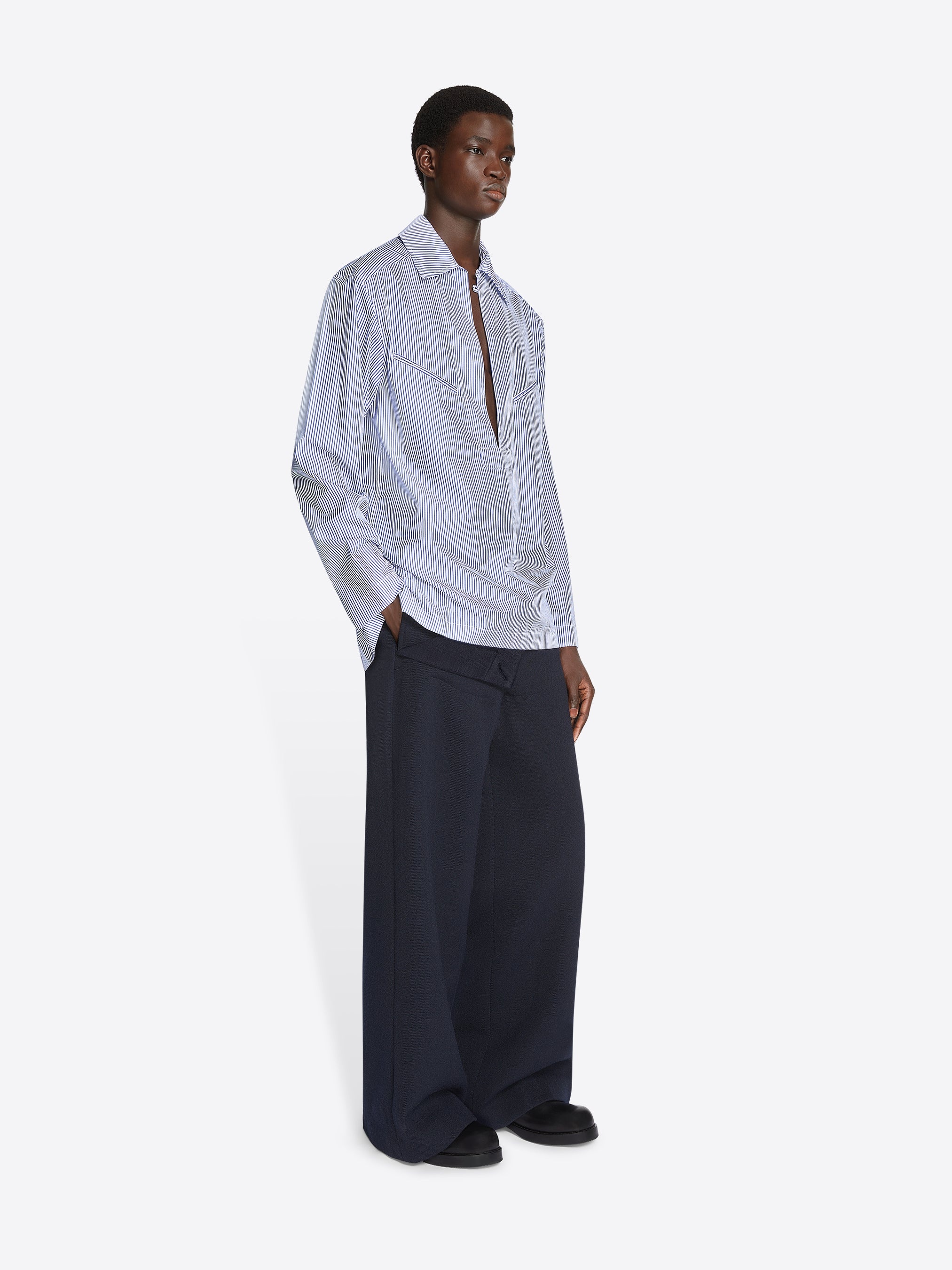 POPOVER COTTON SHIRT - 3