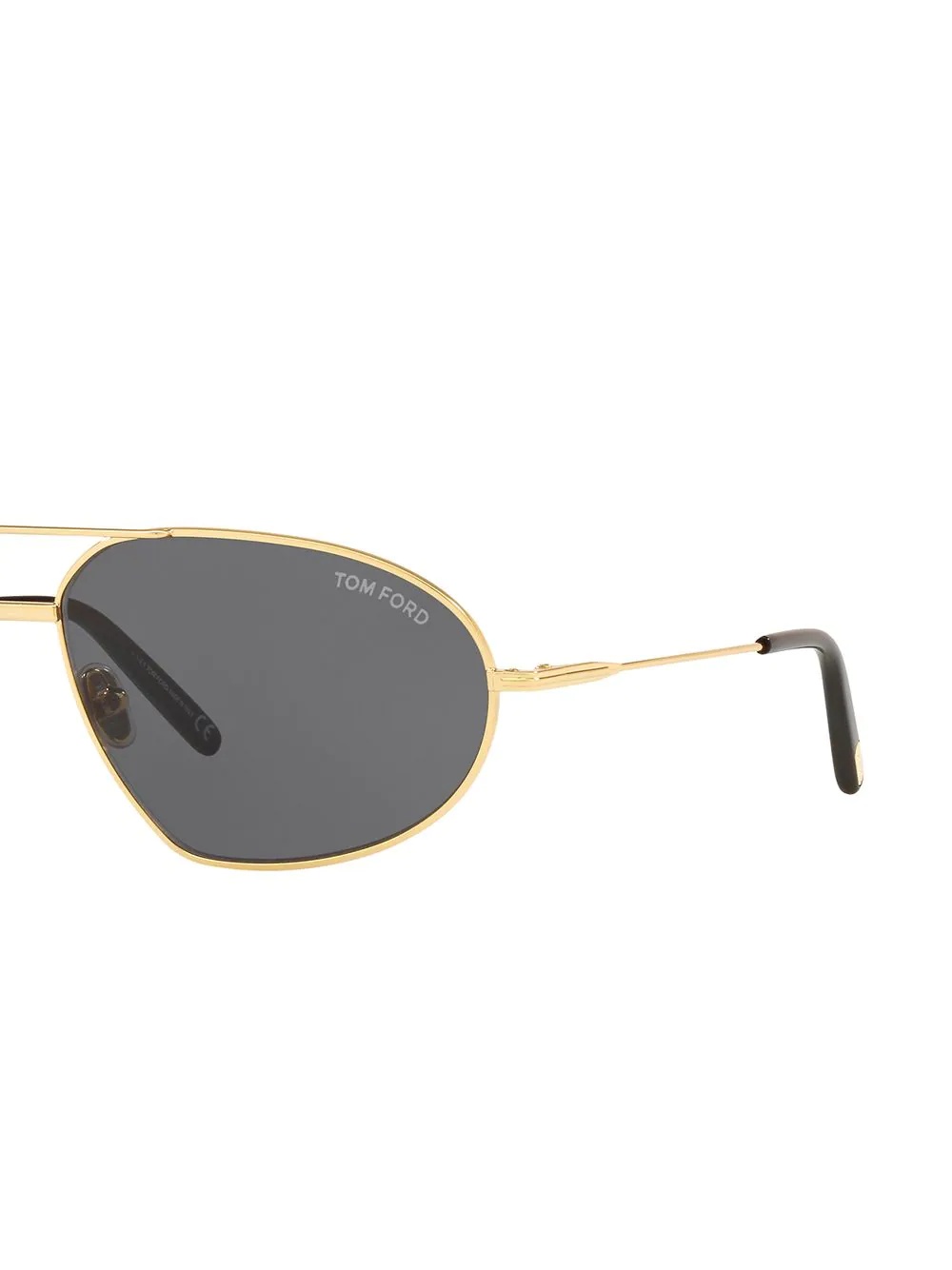 aviator-frame tinted sunglasses - 4