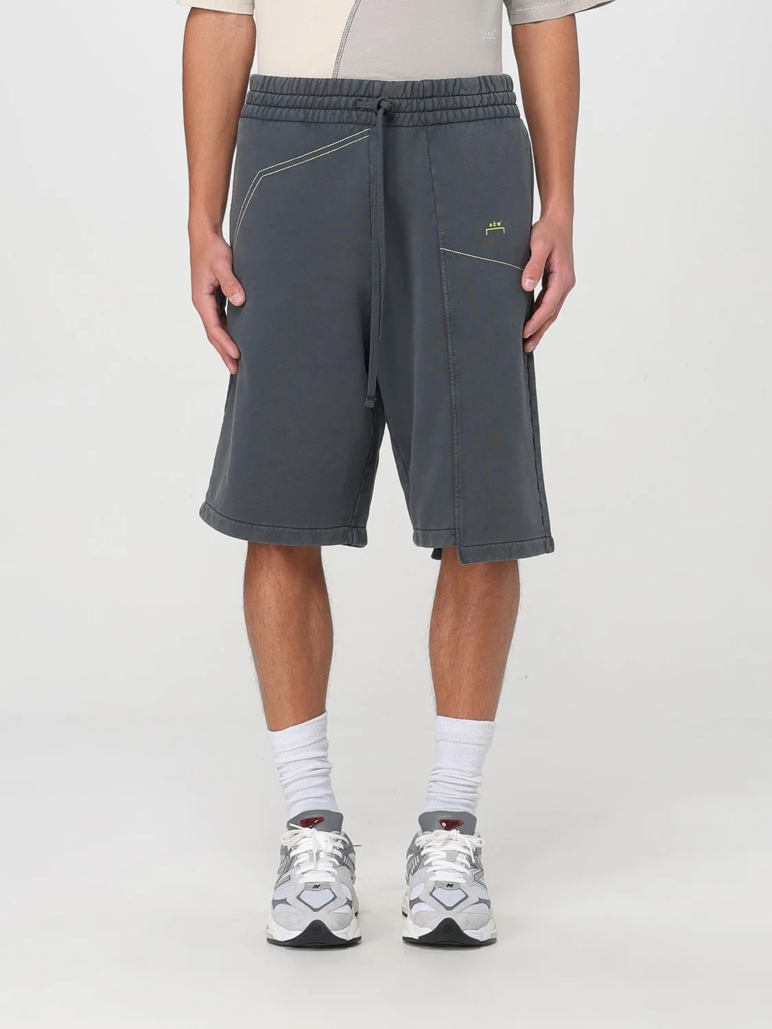 A-cold-wall* stretch cotton shorts - 1